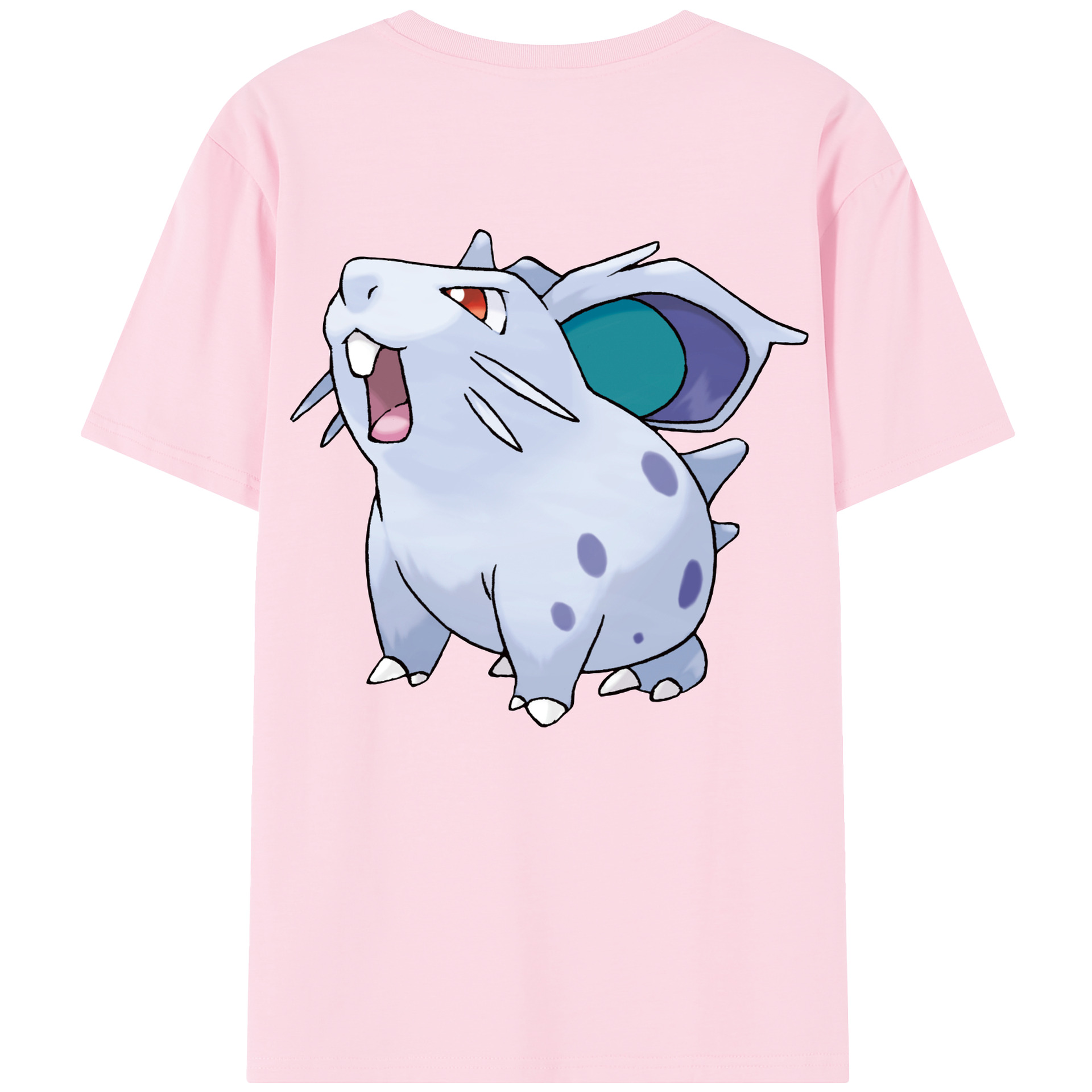 （画像用） ポケットモンスター Pokémon 綿100％半袖Tシャツ（背面プリント）
