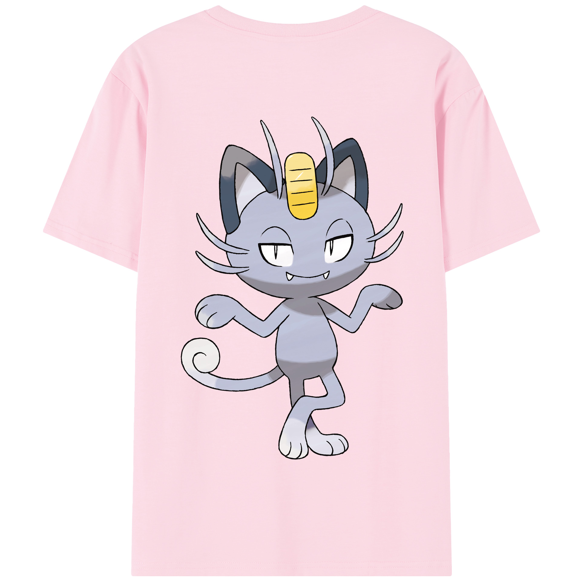 （画像用） ポケットモンスター Pokémon 綿100％半袖Tシャツ（背面プリント）