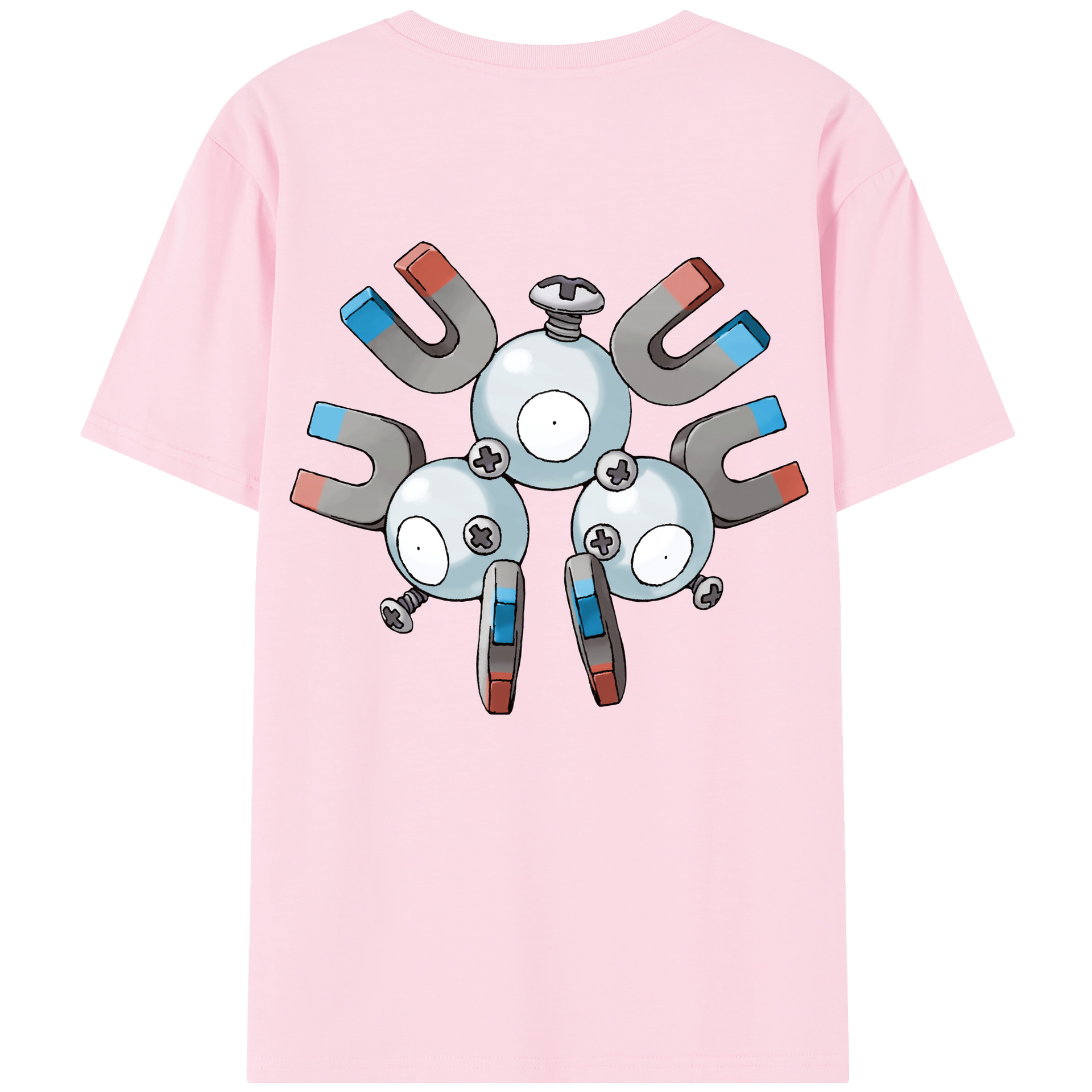 （画像用） ポケットモンスター Pokémon 綿100％半袖Tシャツ（背面プリント）