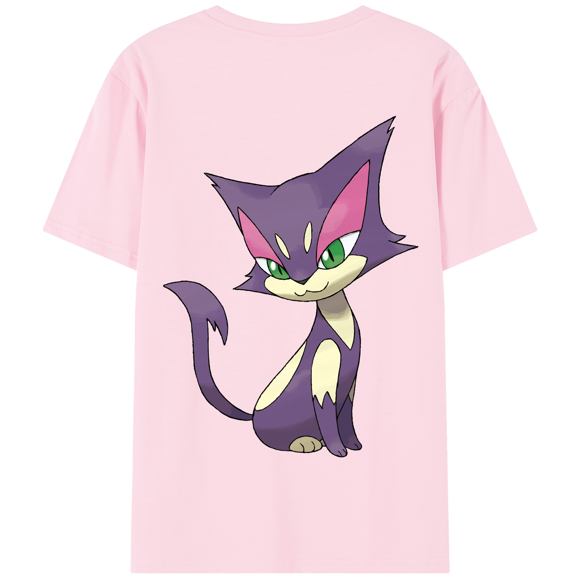 （画像用） ポケットモンスター Pokémon 綿100％半袖Tシャツ（背面プリント）