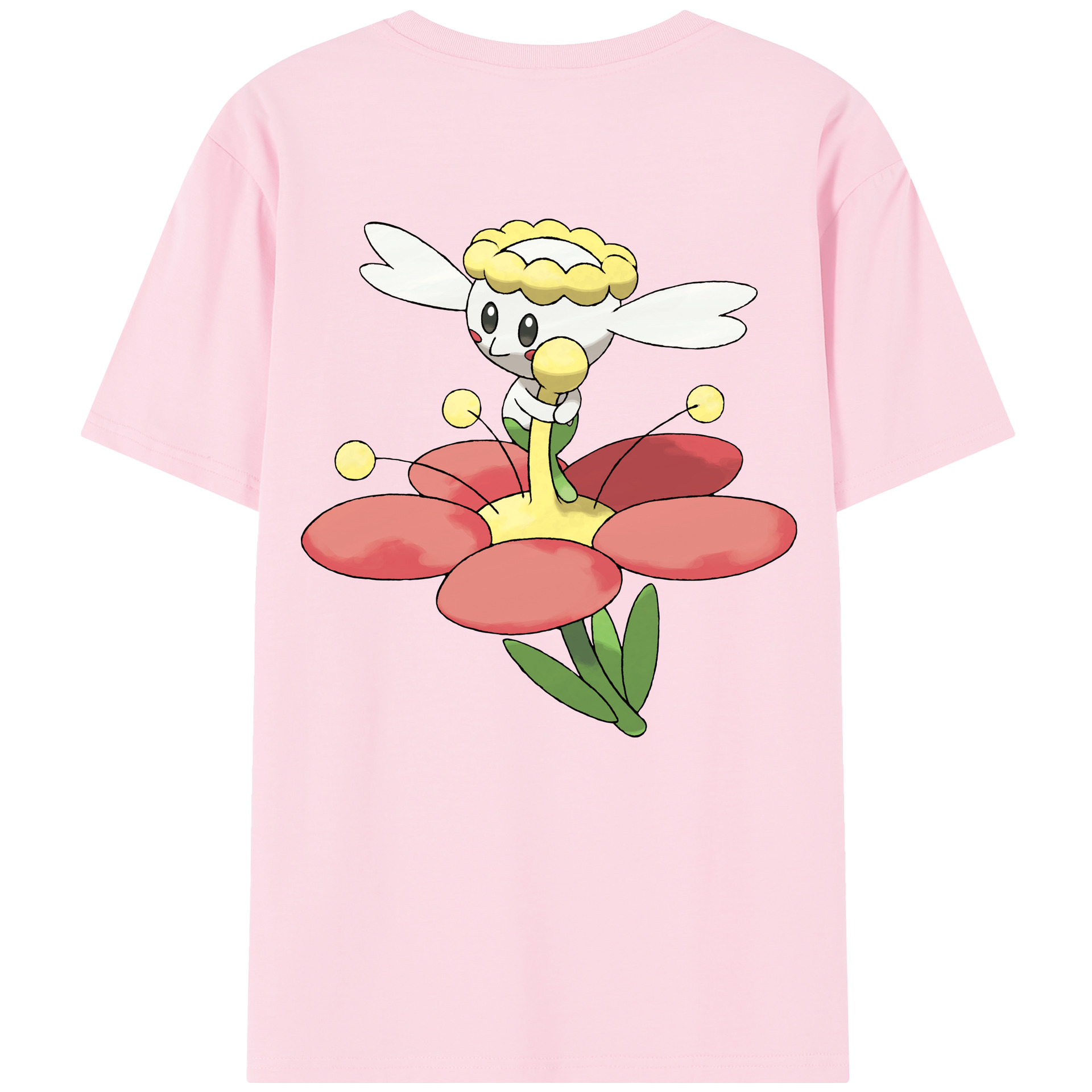 （画像用） ポケットモンスター Pokémon 綿100％半袖Tシャツ（背面プリント）
