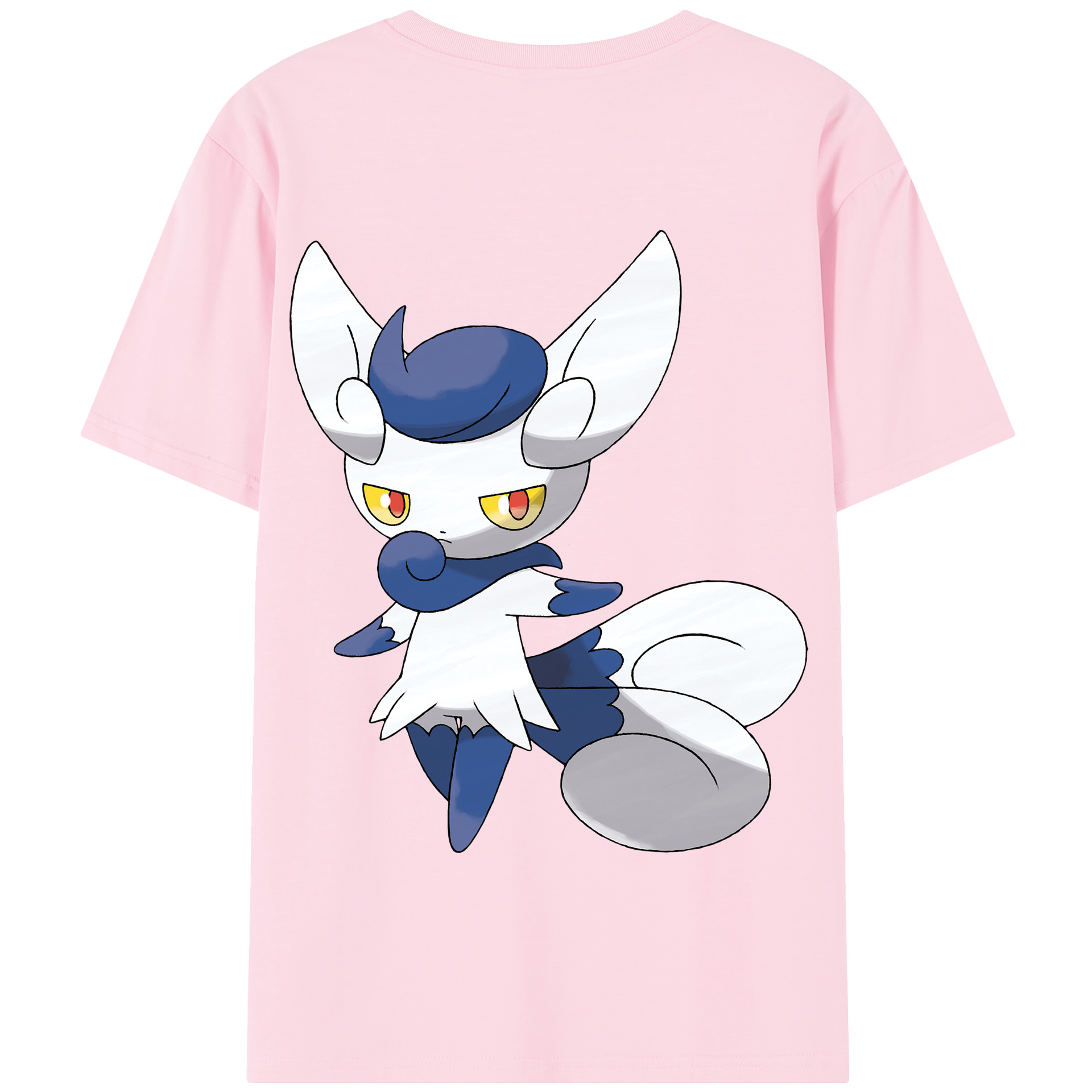 （画像用） ポケットモンスター Pokémon 綿100％半袖Tシャツ（背面プリント）