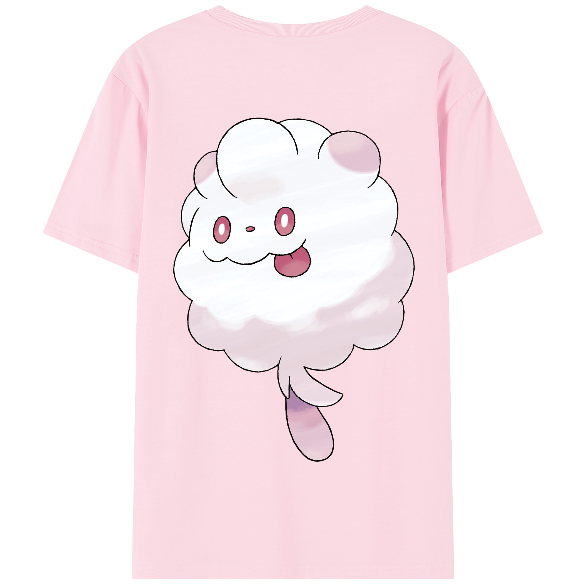 （画像用） ポケットモンスター Pokémon 綿100％半袖Tシャツ（背面プリント）