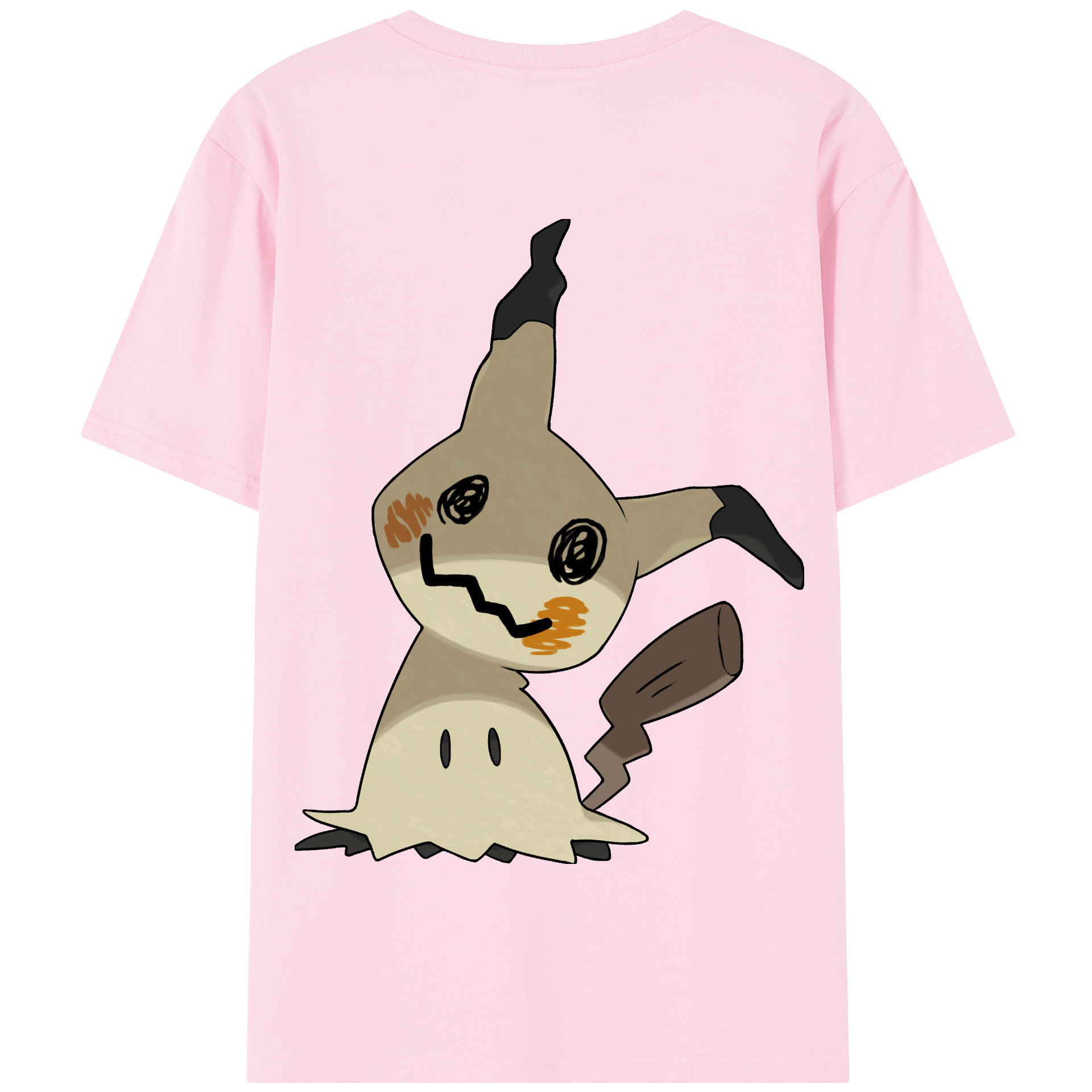 （画像用） ポケットモンスター Pokémon 綿100％半袖Tシャツ（背面プリント）