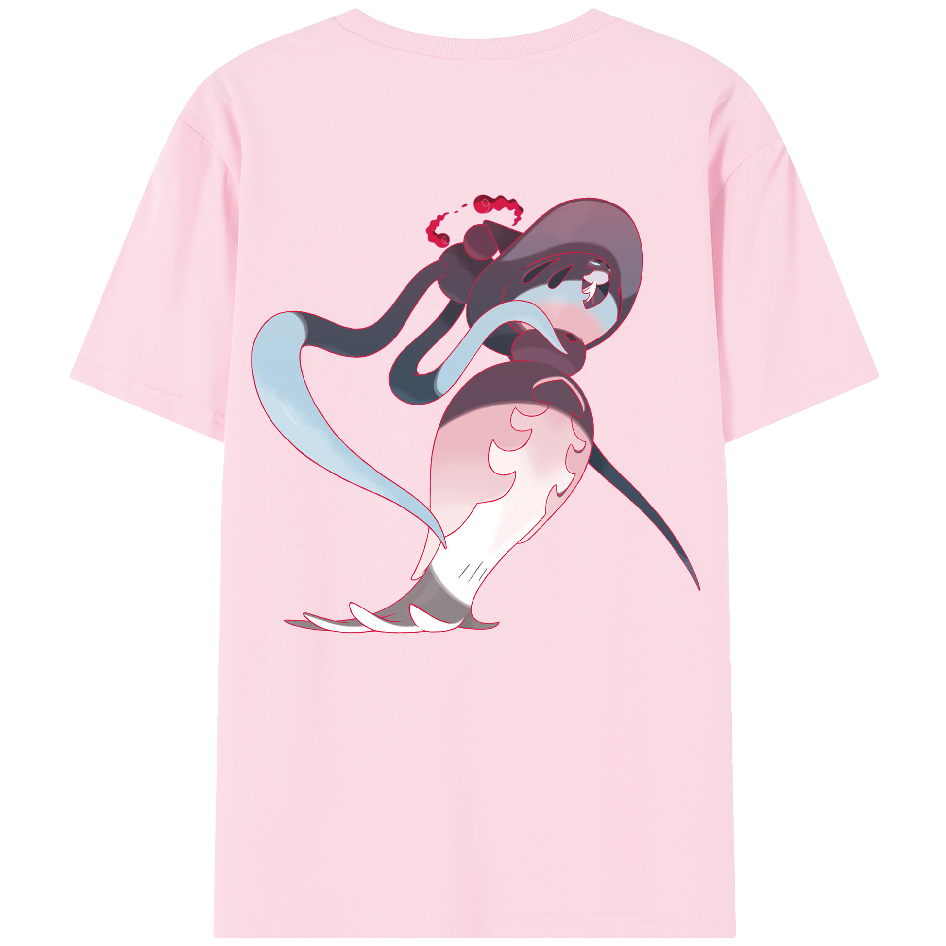 （画像用） ポケットモンスター Pokémon 綿100％半袖Tシャツ（背面プリント）