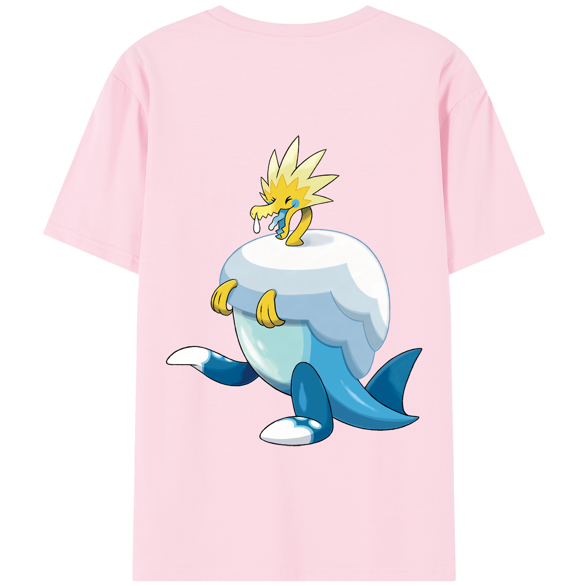 （画像用） ポケットモンスター Pokémon 綿100％半袖Tシャツ（背面プリント）