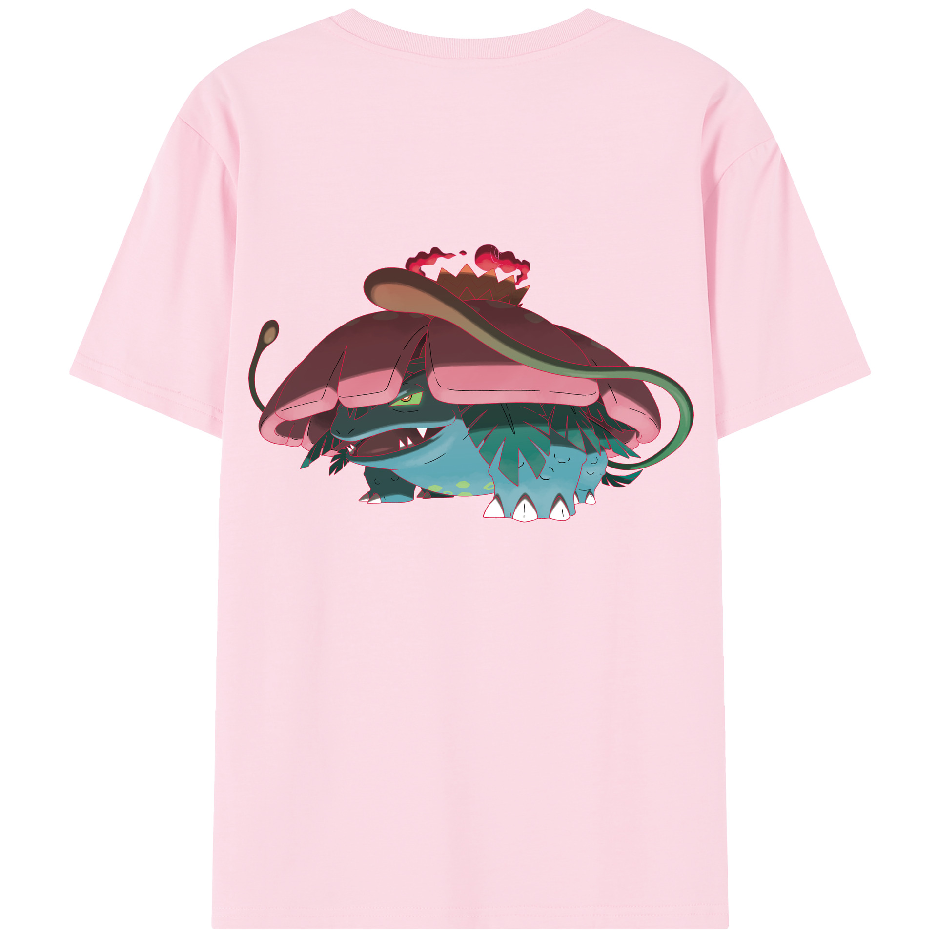 （画像用） ポケットモンスター Pokémon 綿100％半袖Tシャツ（背面プリント）