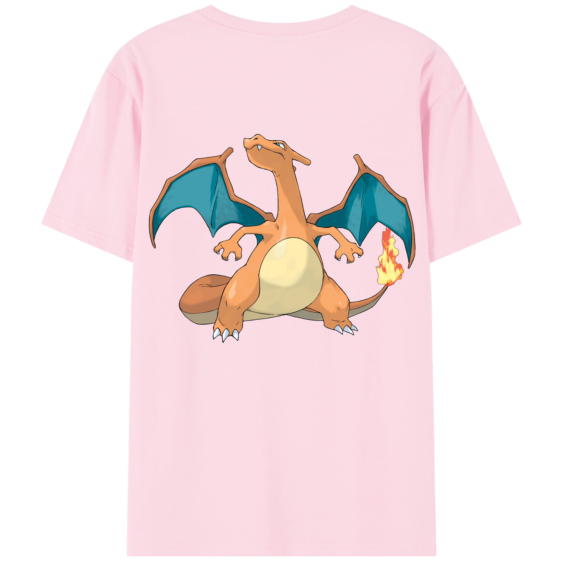 （画像用） ポケットモンスター Pokémon 綿100％半袖Tシャツ（背面プリント）