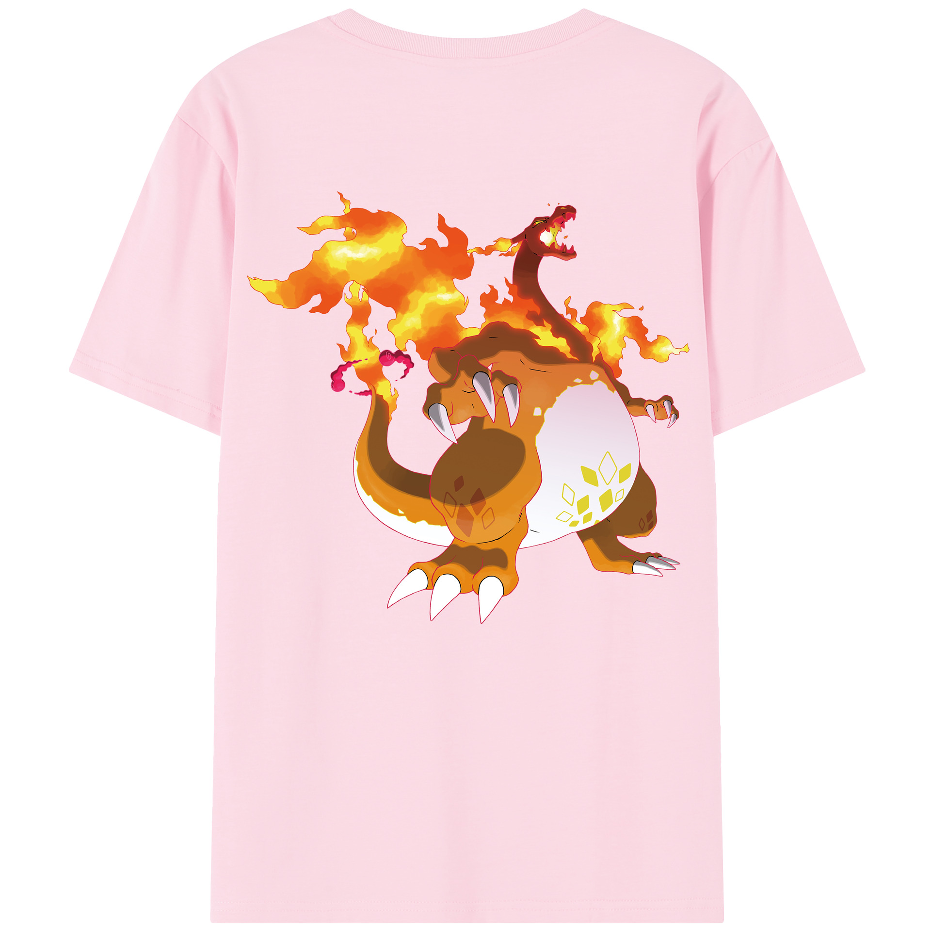 （画像用） ポケットモンスター Pokémon 綿100％半袖Tシャツ（背面プリント）