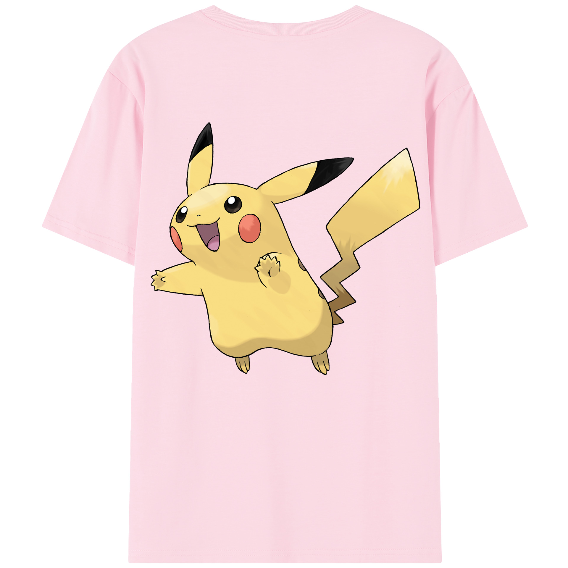 （画像用） ポケットモンスター Pokémon 綿100％半袖Tシャツ（背面プリント）