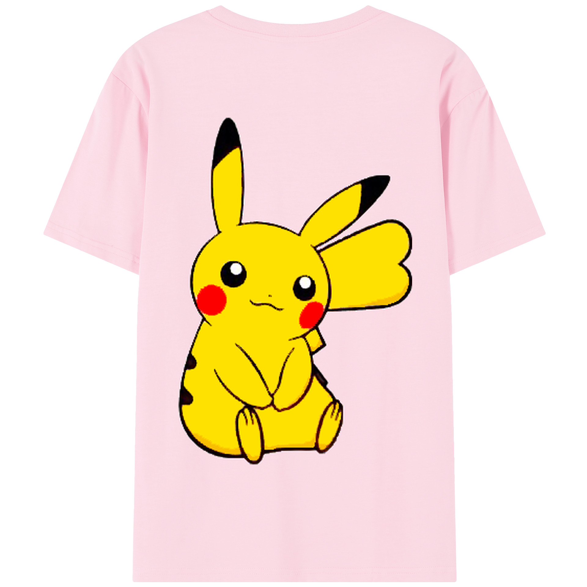 （画像用） ポケットモンスター Pokémon 綿100％半袖Tシャツ（背面プリント）