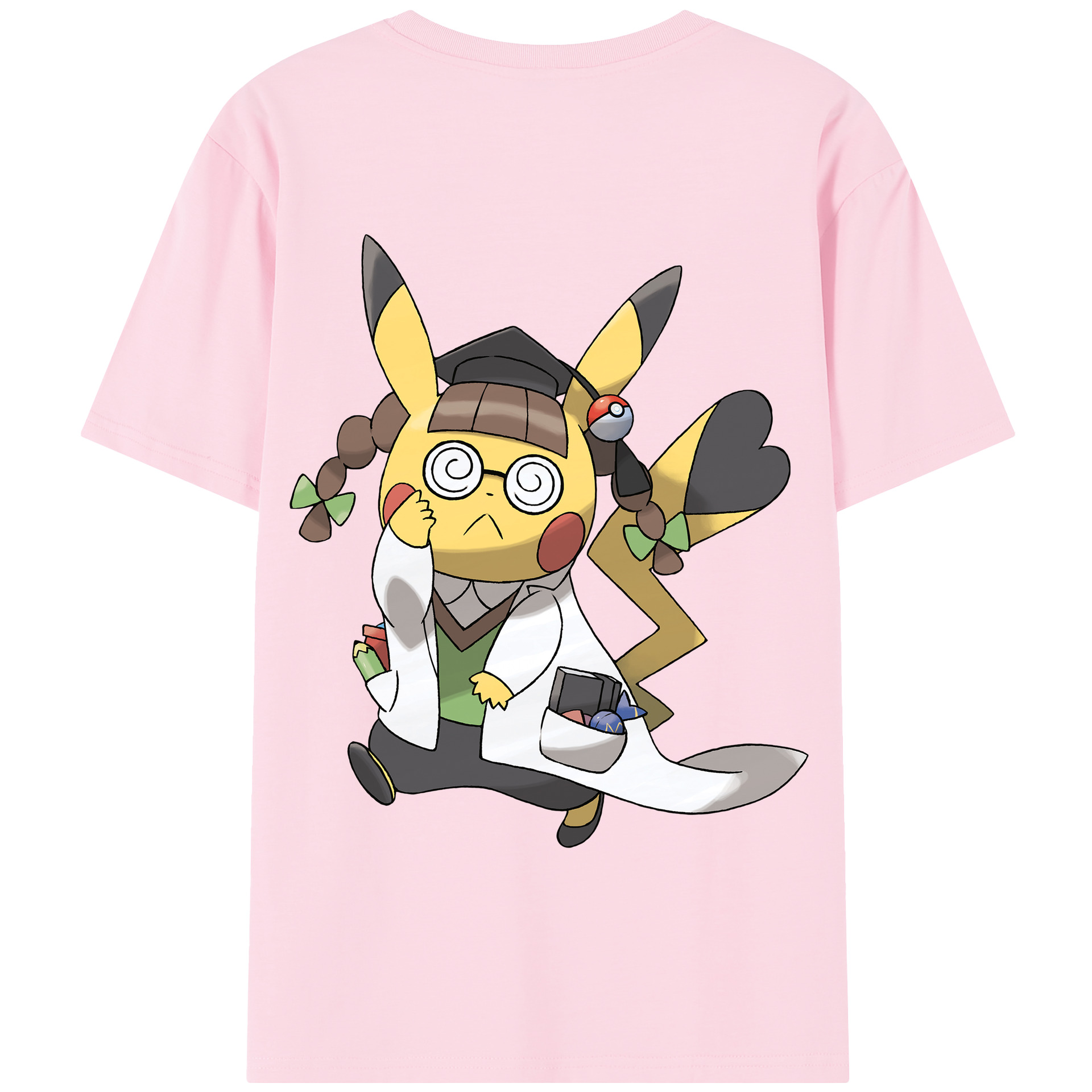（画像用） ポケットモンスター Pokémon 綿100％半袖Tシャツ（背面プリント）