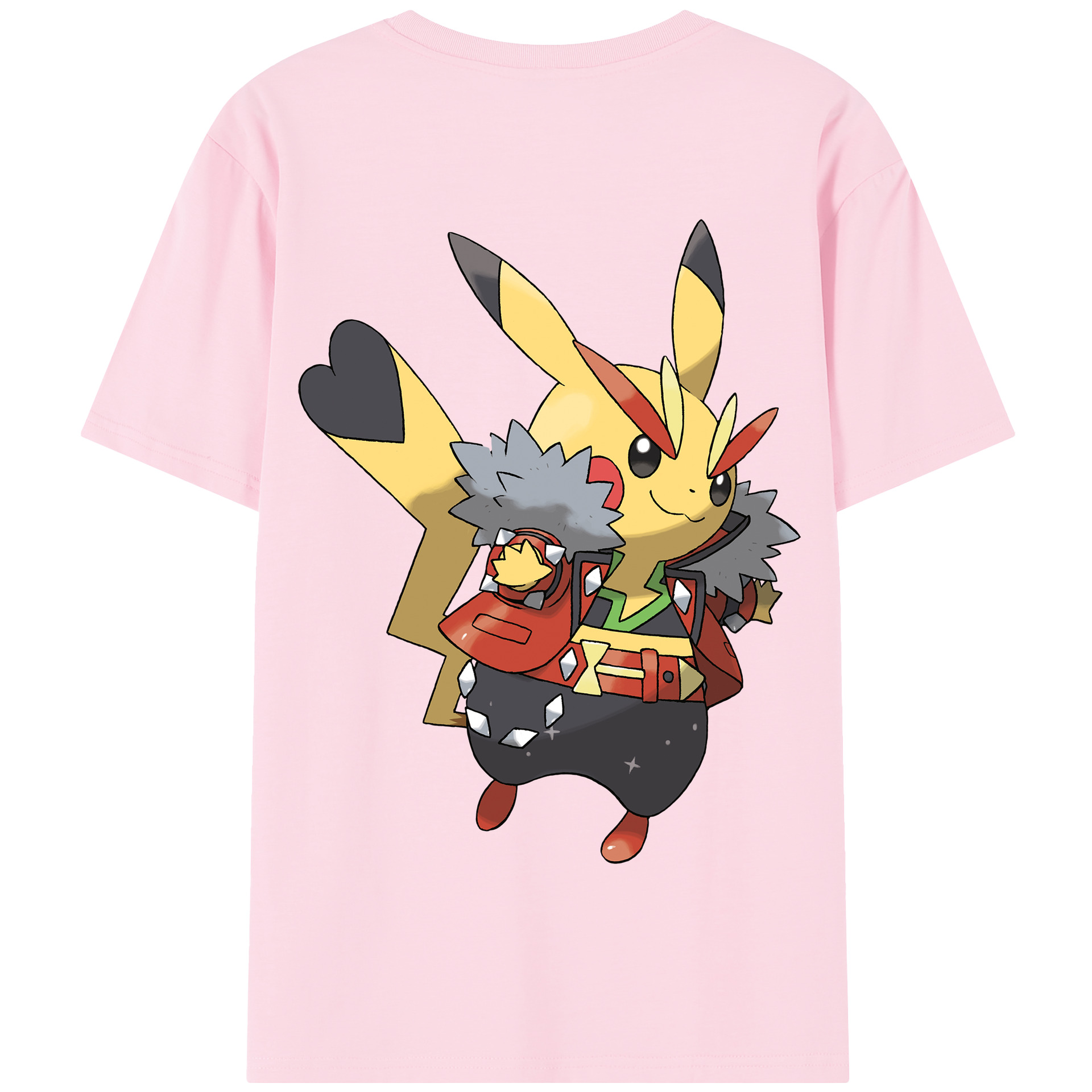 （画像用） ポケットモンスター Pokémon 綿100％半袖Tシャツ（背面プリント）