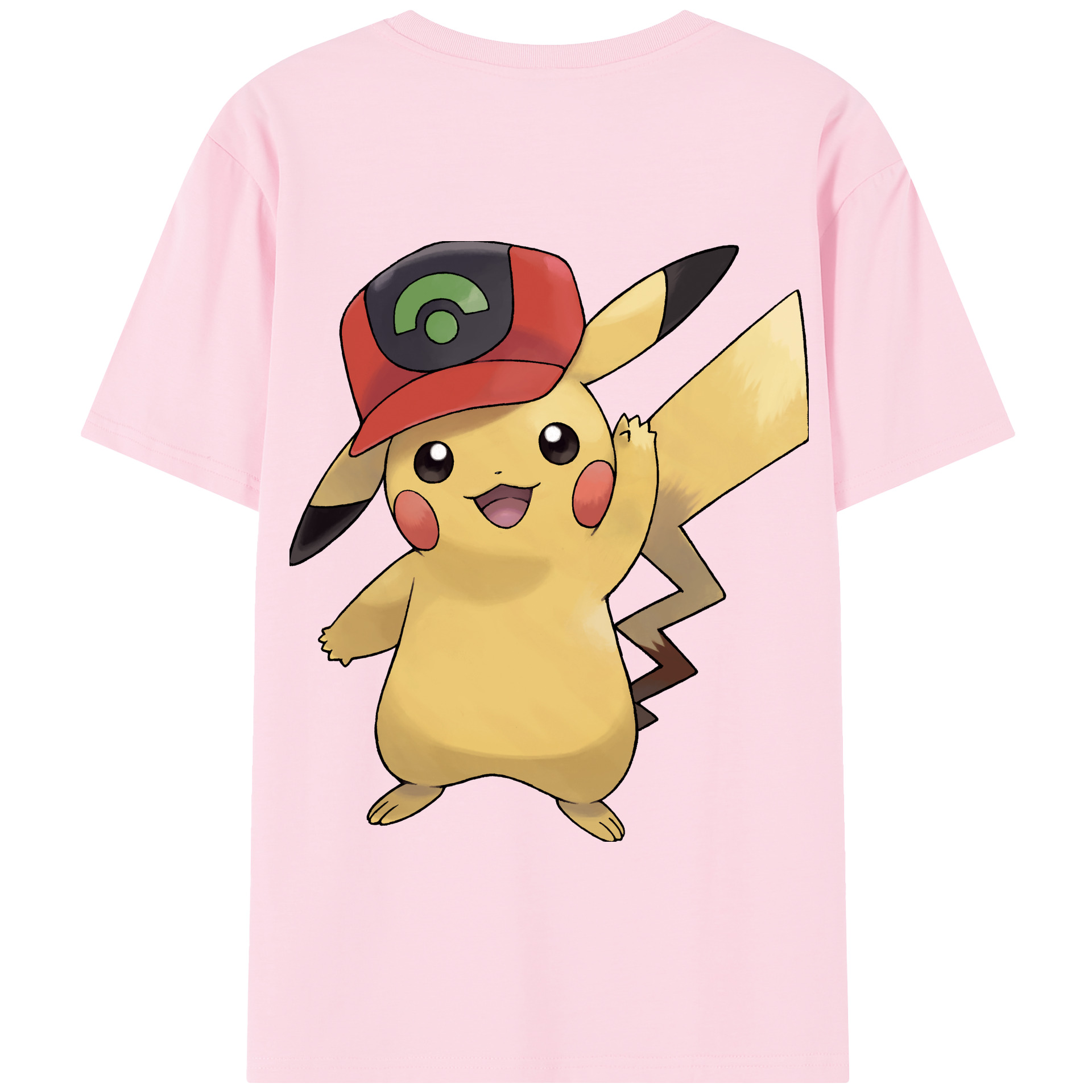 （画像用） ポケットモンスター Pokémon 綿100％半袖Tシャツ（背面プリント）