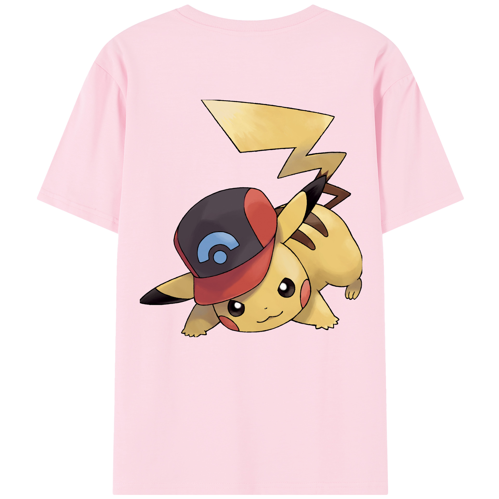 （画像用） ポケットモンスター Pokémon 綿100％半袖Tシャツ（背面プリント）