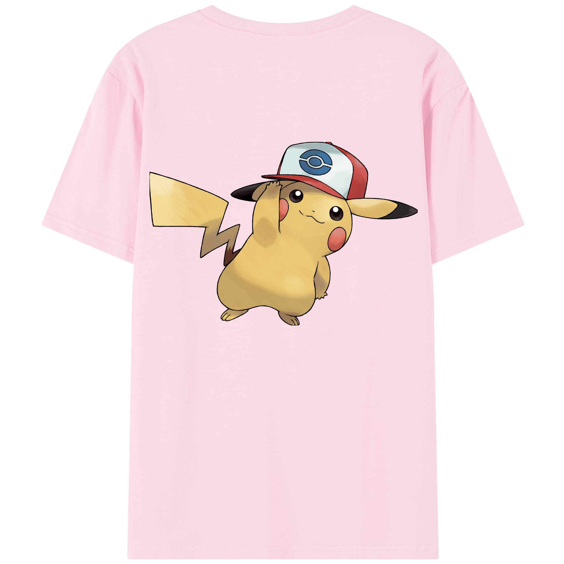 （画像用） ポケットモンスター Pokémon 綿100％半袖Tシャツ（背面プリント）