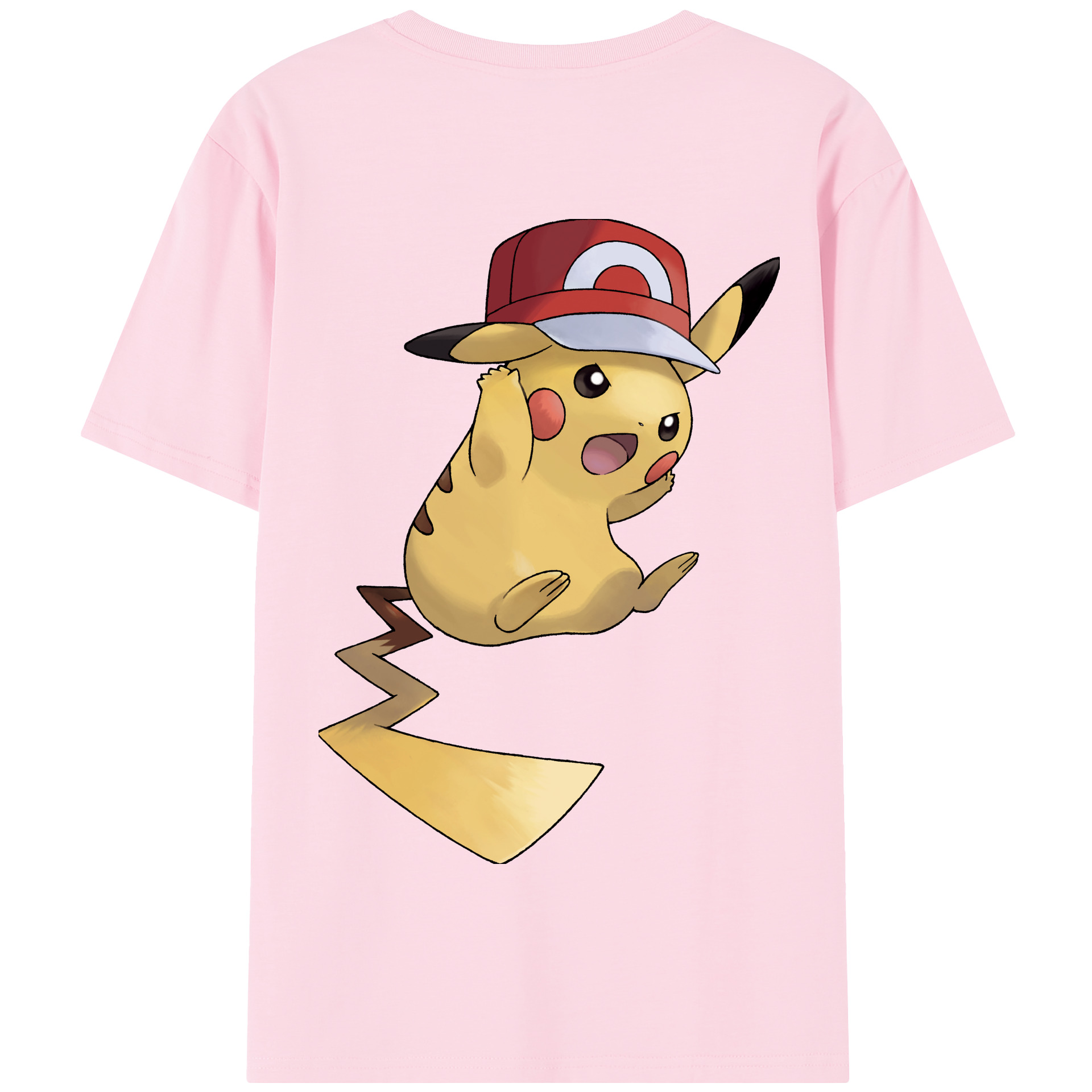 （画像用） ポケットモンスター Pokémon 綿100％半袖Tシャツ（背面プリント）