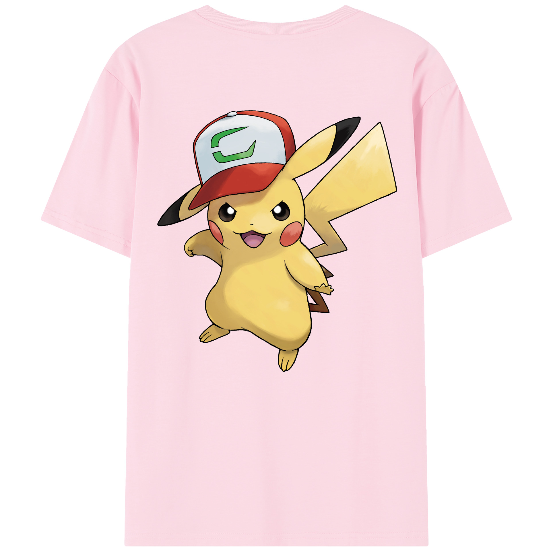 （画像用） ポケットモンスター Pokémon 綿100％半袖Tシャツ（背面プリント）