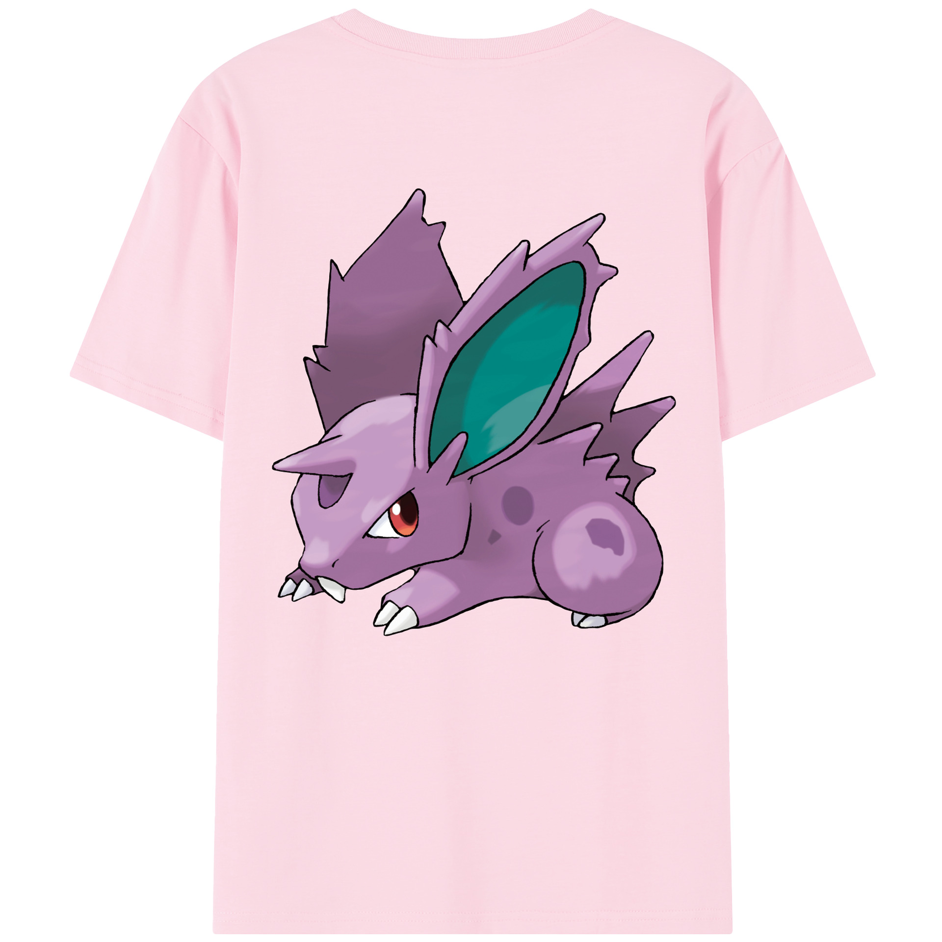（画像用） ポケットモンスター Pokémon 綿100％半袖Tシャツ（背面プリント）