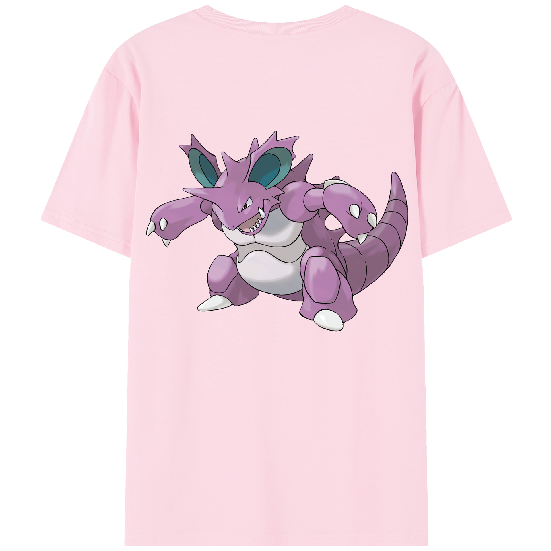 （画像用） ポケットモンスター Pokémon 綿100％半袖Tシャツ（背面プリント）