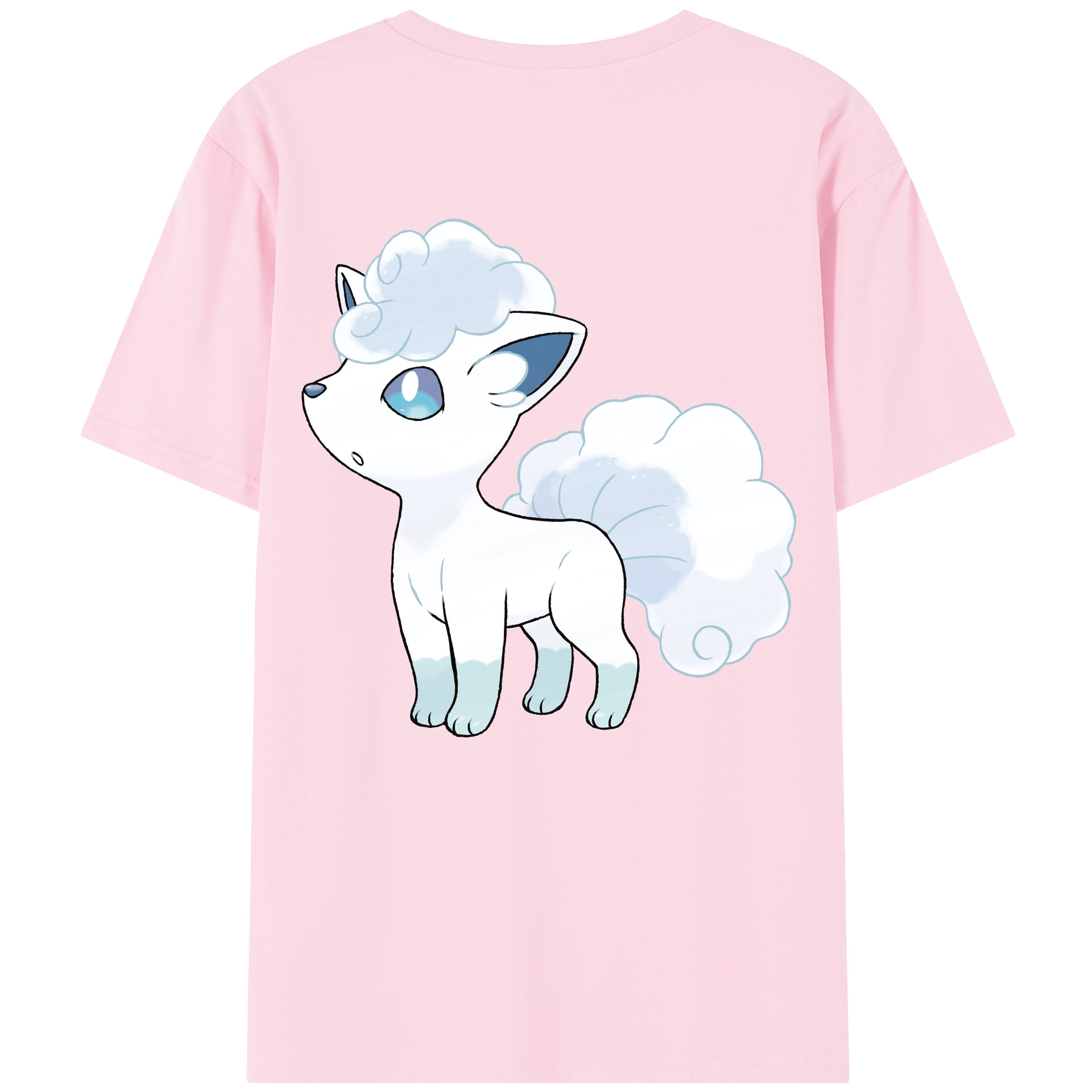 （画像用） ポケットモンスター Pokémon 綿100％半袖Tシャツ（背面プリント）