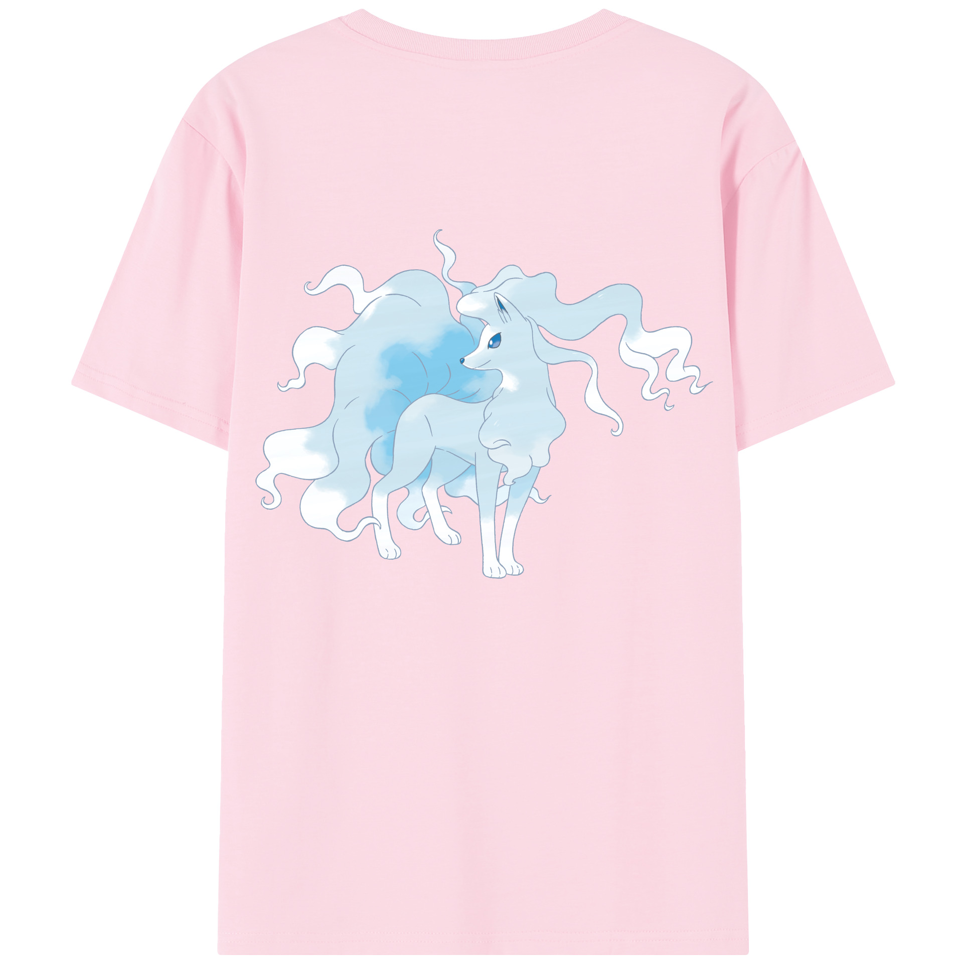 （画像用） ポケットモンスター Pokémon 綿100％半袖Tシャツ（背面プリント）