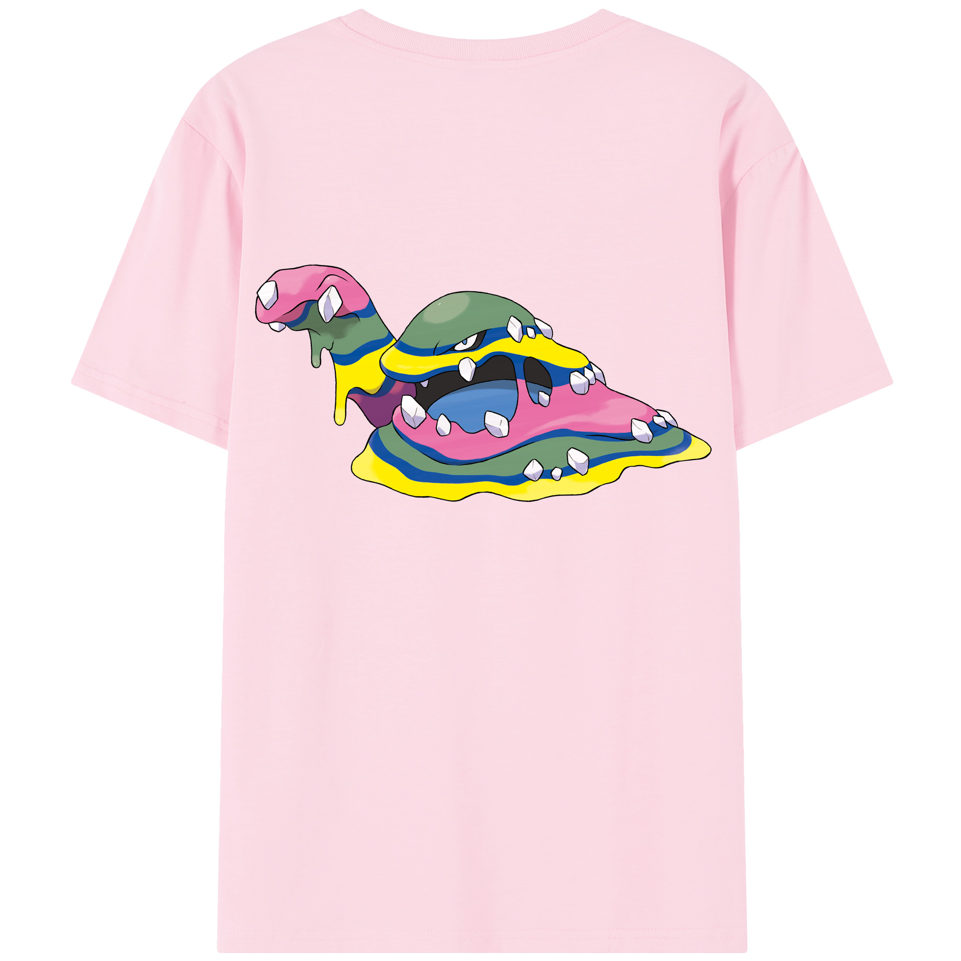 （画像用） ポケットモンスター Pokémon 綿100％半袖Tシャツ（背面プリント）