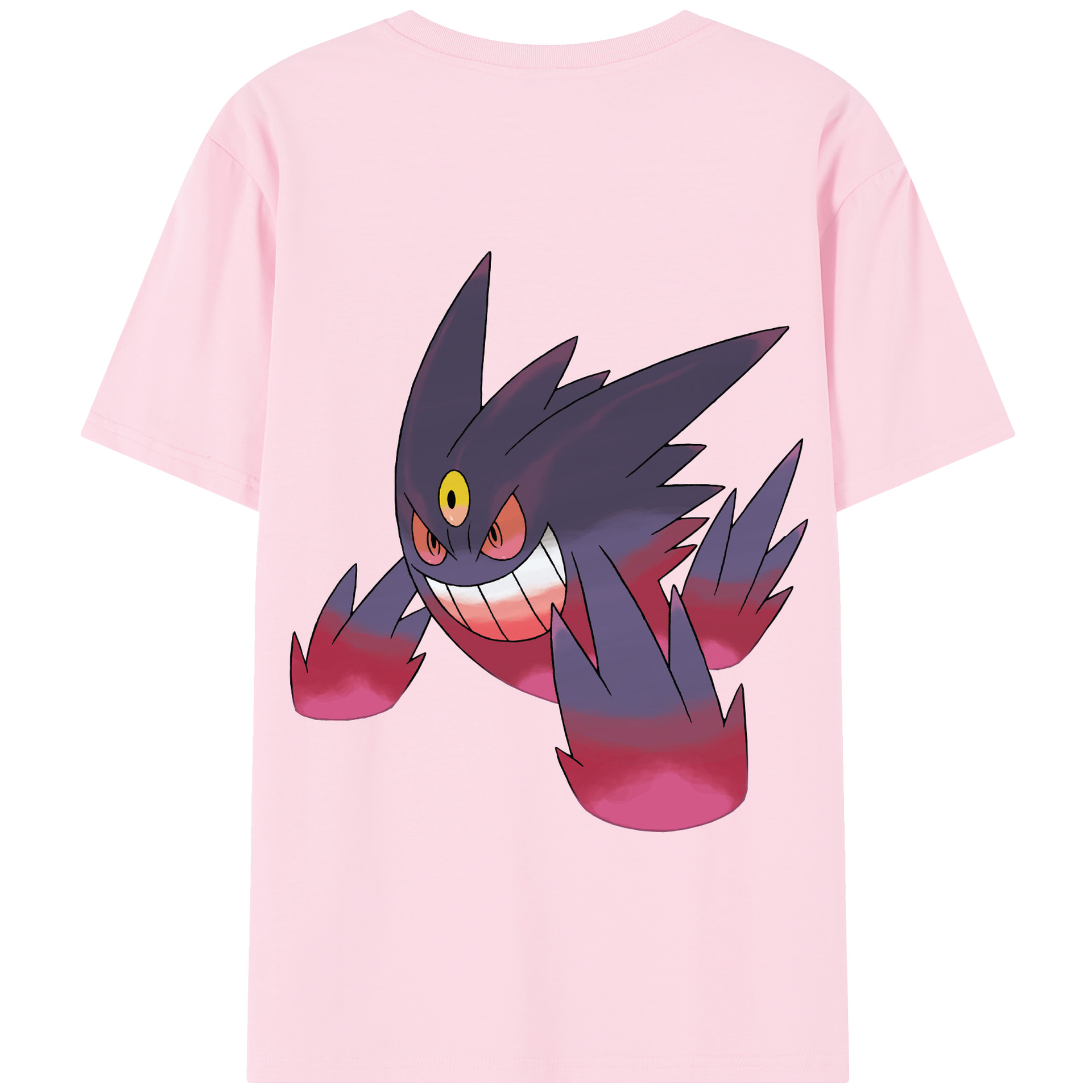 （画像用） ポケットモンスター Pokémon 綿100％半袖Tシャツ（背面プリント）