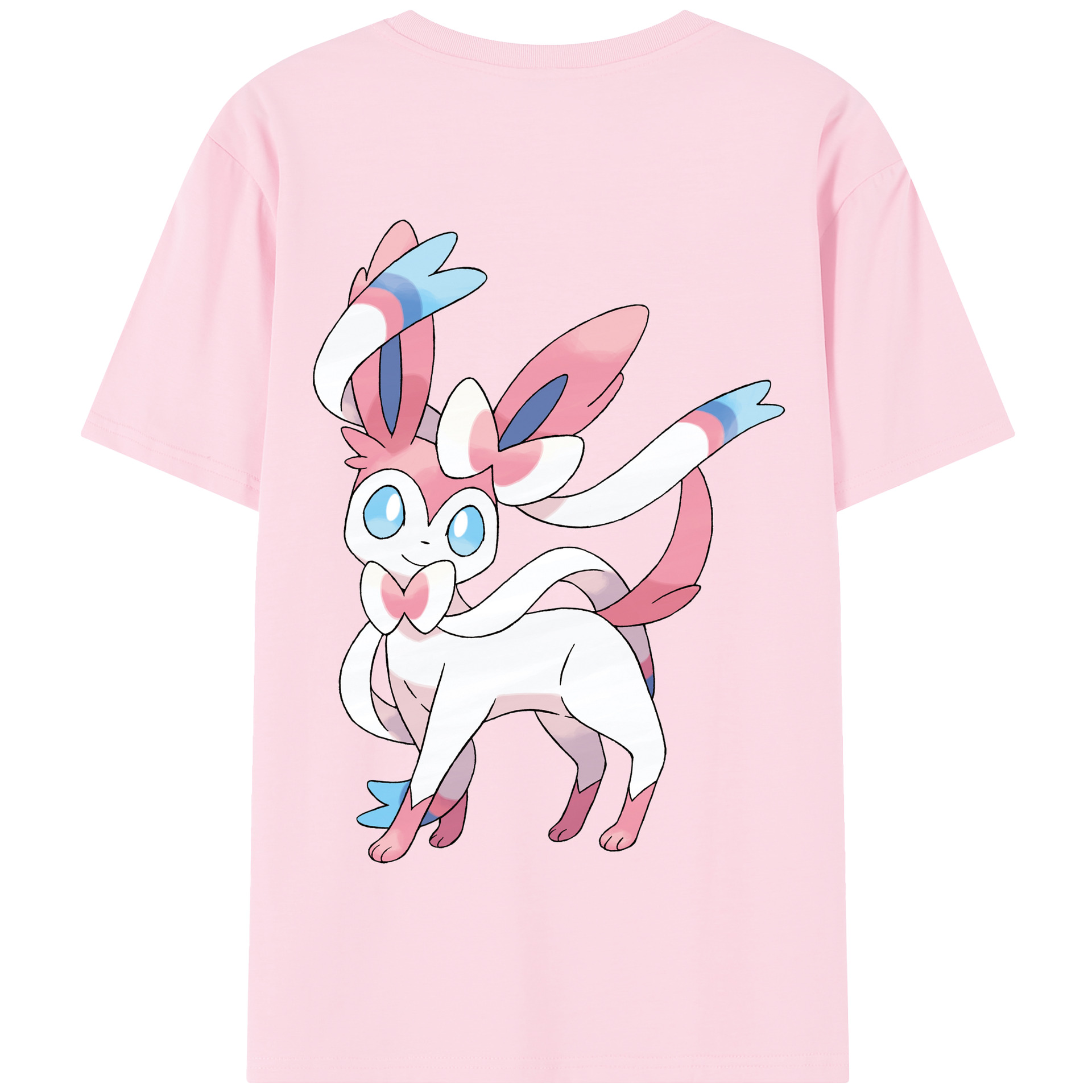 （画像用） ポケットモンスター Pokémon 綿100％半袖Tシャツ（背面プリント）