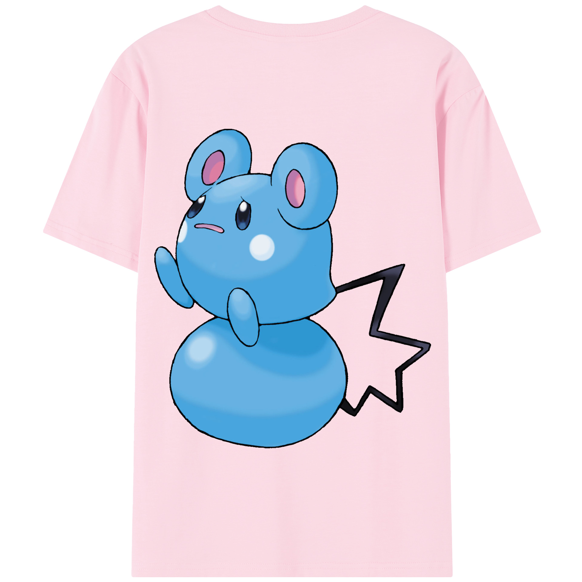 （画像用） ポケットモンスター Pokémon 綿100％半袖Tシャツ（背面プリント）