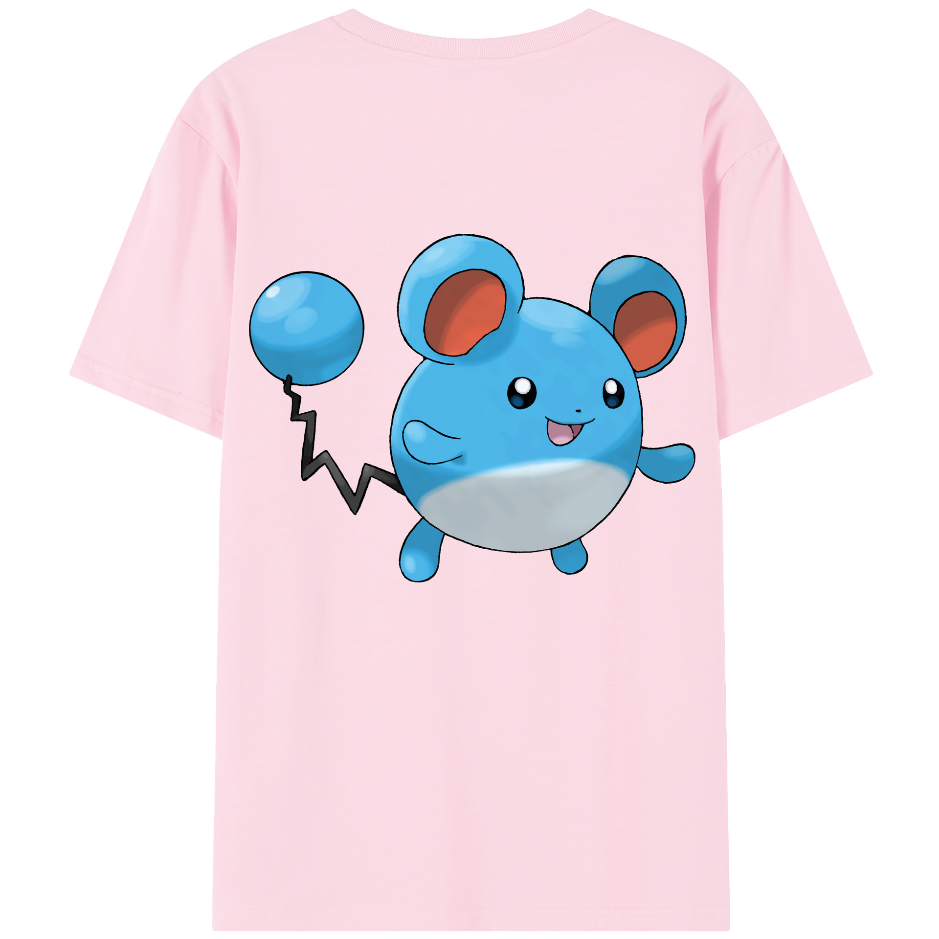 （画像用） ポケットモンスター Pokémon 綿100％半袖Tシャツ（背面プリント）
