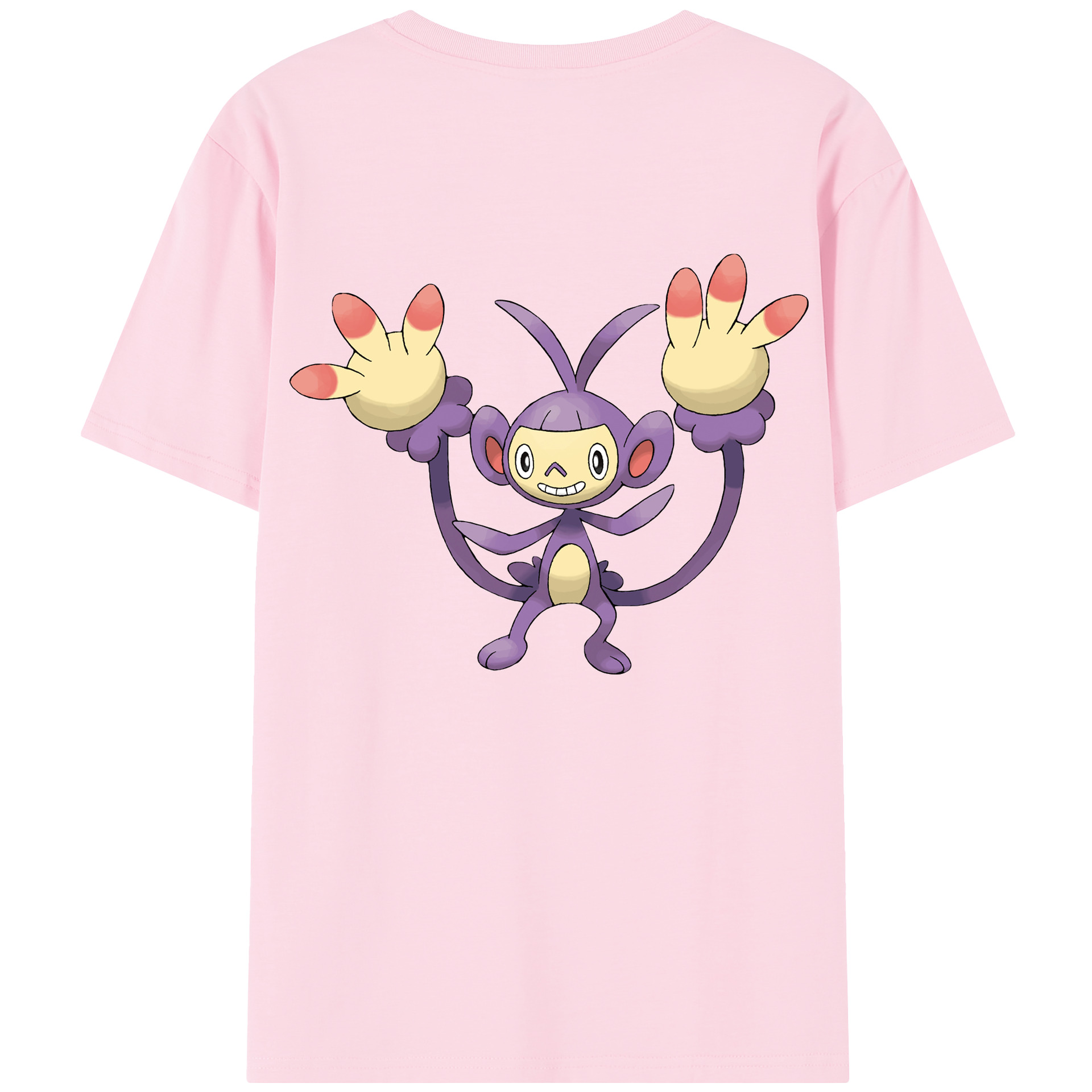 （画像用） ポケットモンスター Pokémon 綿100％半袖Tシャツ（背面プリント）