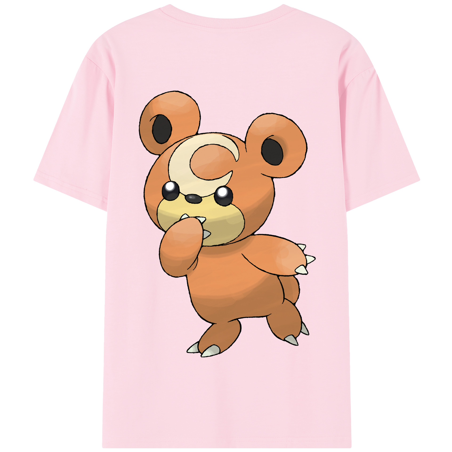 （画像用） ポケットモンスター Pokémon 綿100％半袖Tシャツ（背面プリント）