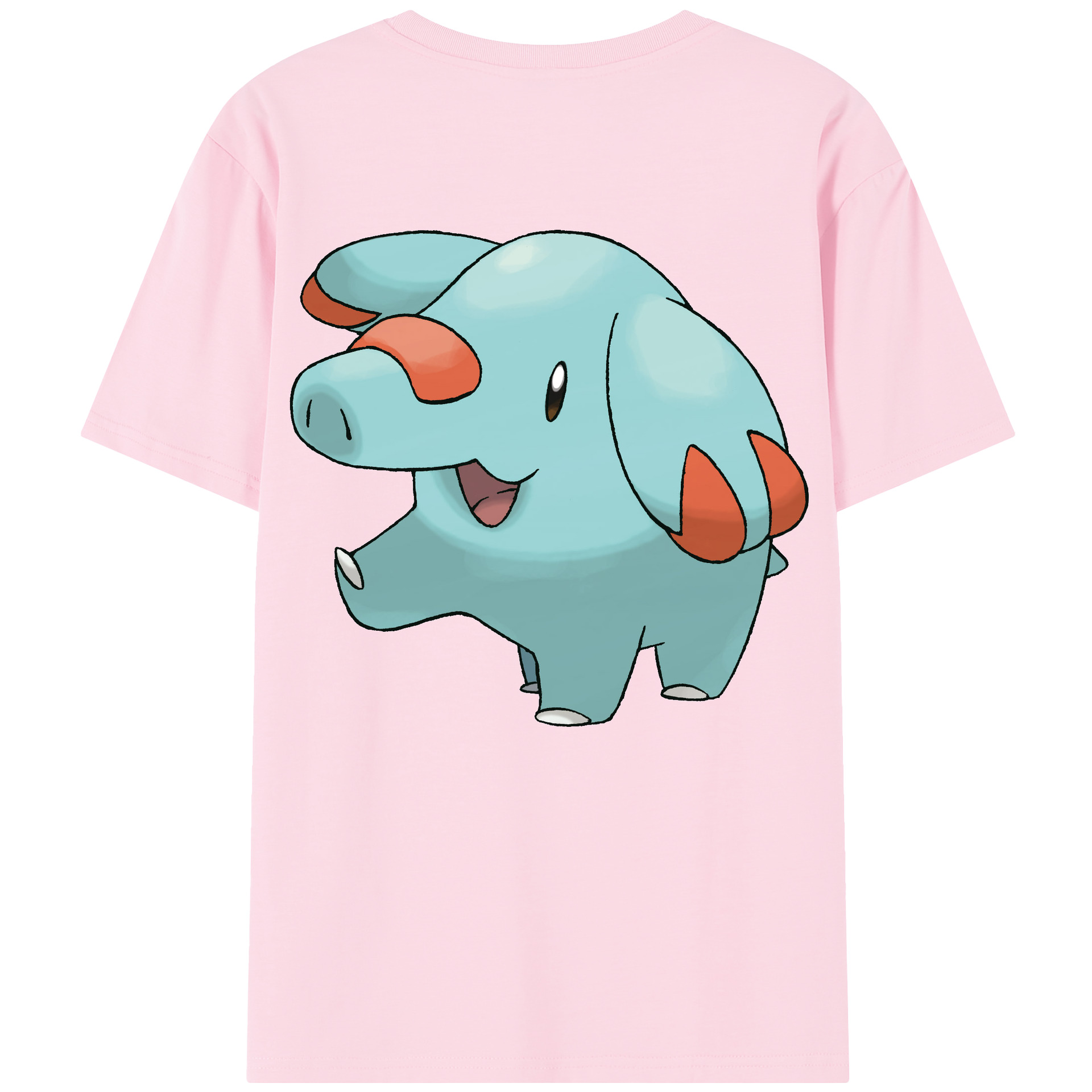 （画像用） ポケットモンスター Pokémon 綿100％半袖Tシャツ（背面プリント）
