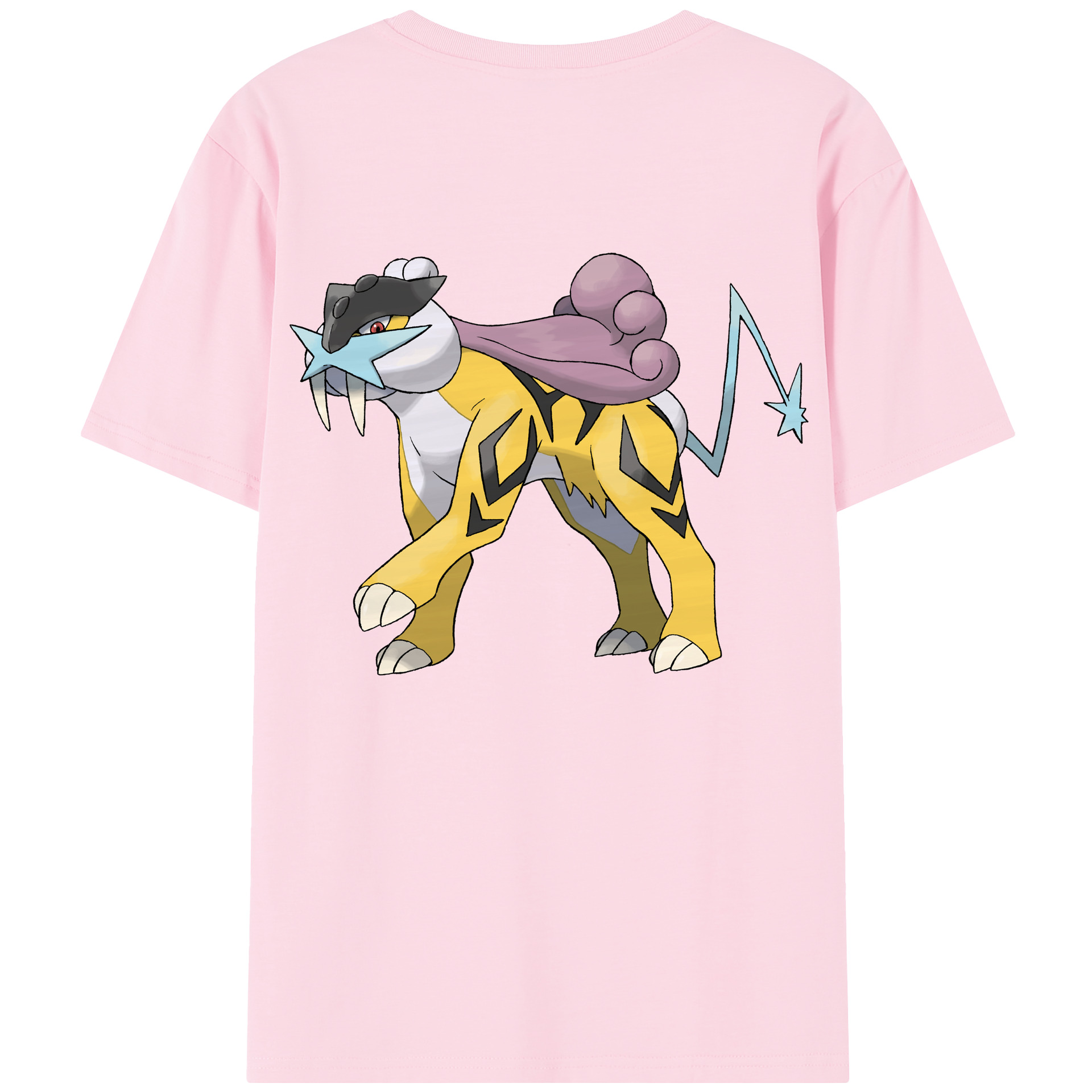 （画像用） ポケットモンスター Pokémon 綿100％半袖Tシャツ（背面プリント）