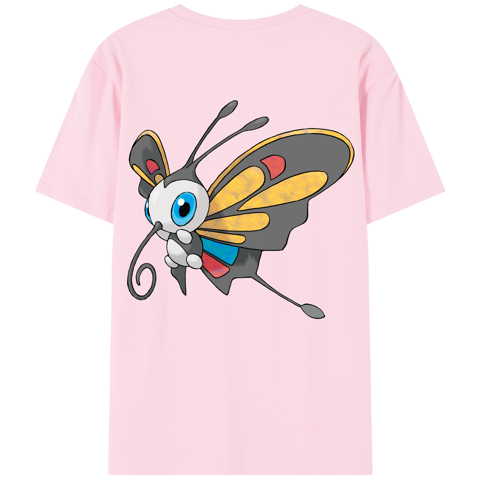 （画像用） ポケットモンスター Pokémon 綿100％半袖Tシャツ（背面プリント）
