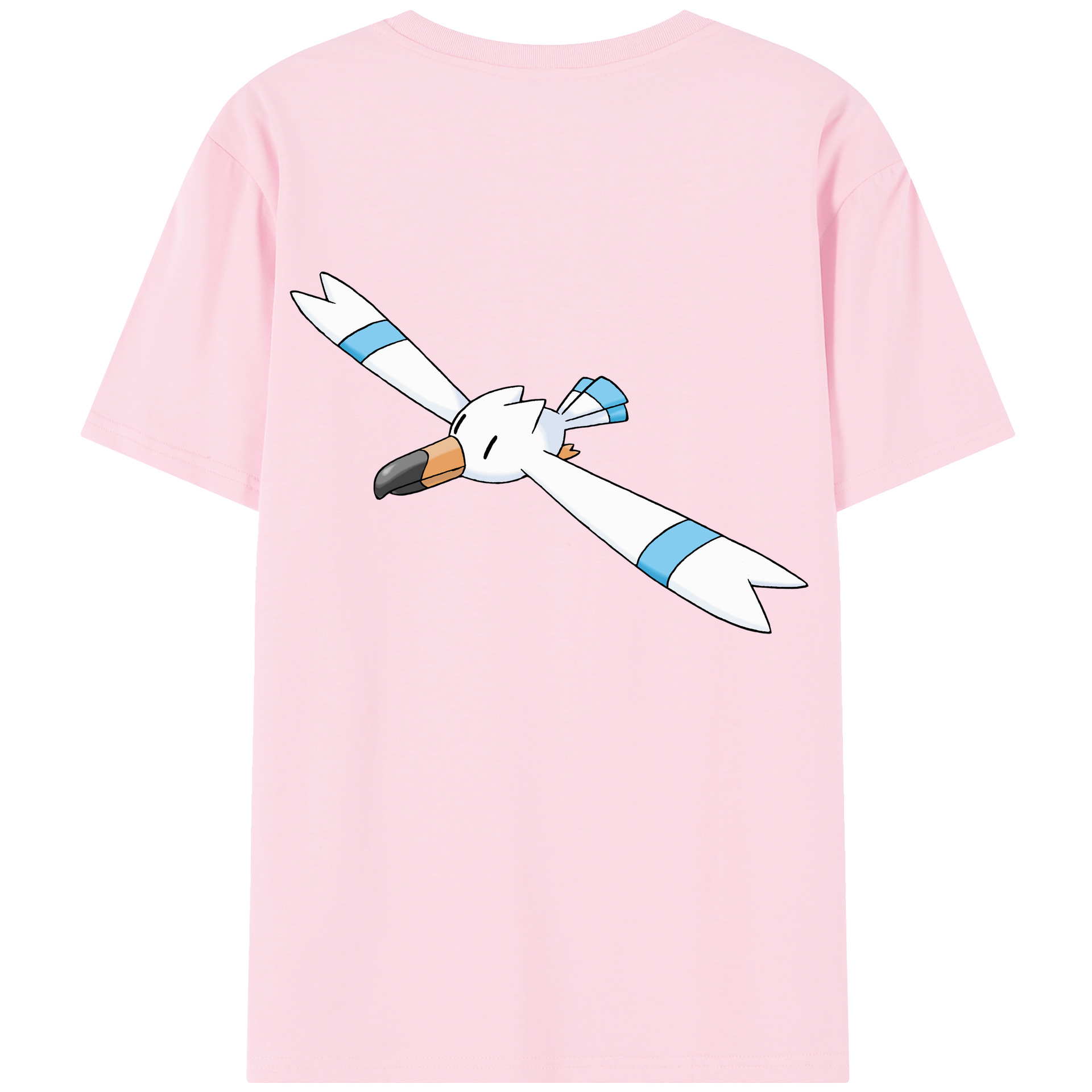 （画像用） ポケットモンスター Pokémon 綿100％半袖Tシャツ（背面プリント）