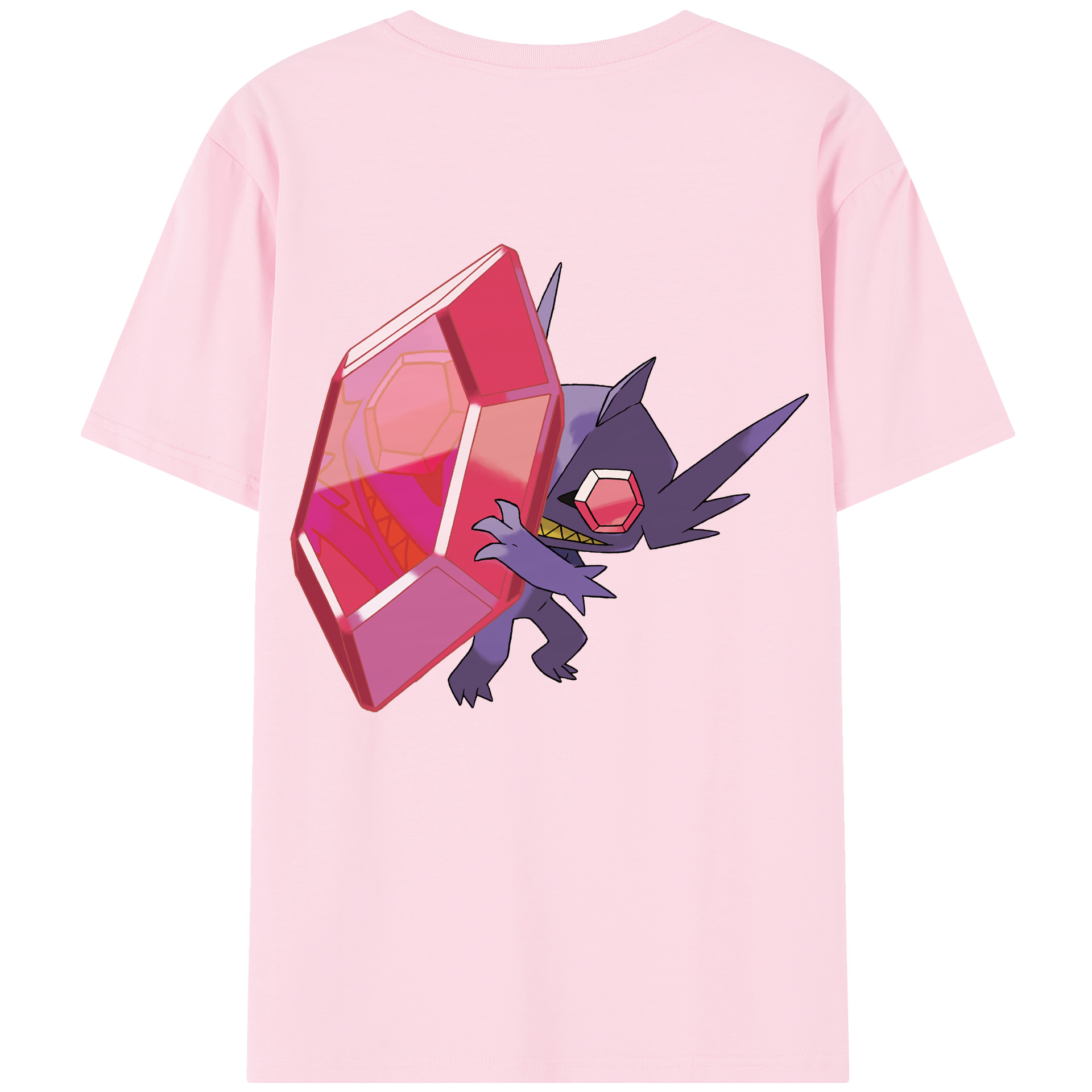 （画像用） ポケットモンスター Pokémon 綿100％半袖Tシャツ（背面プリント）