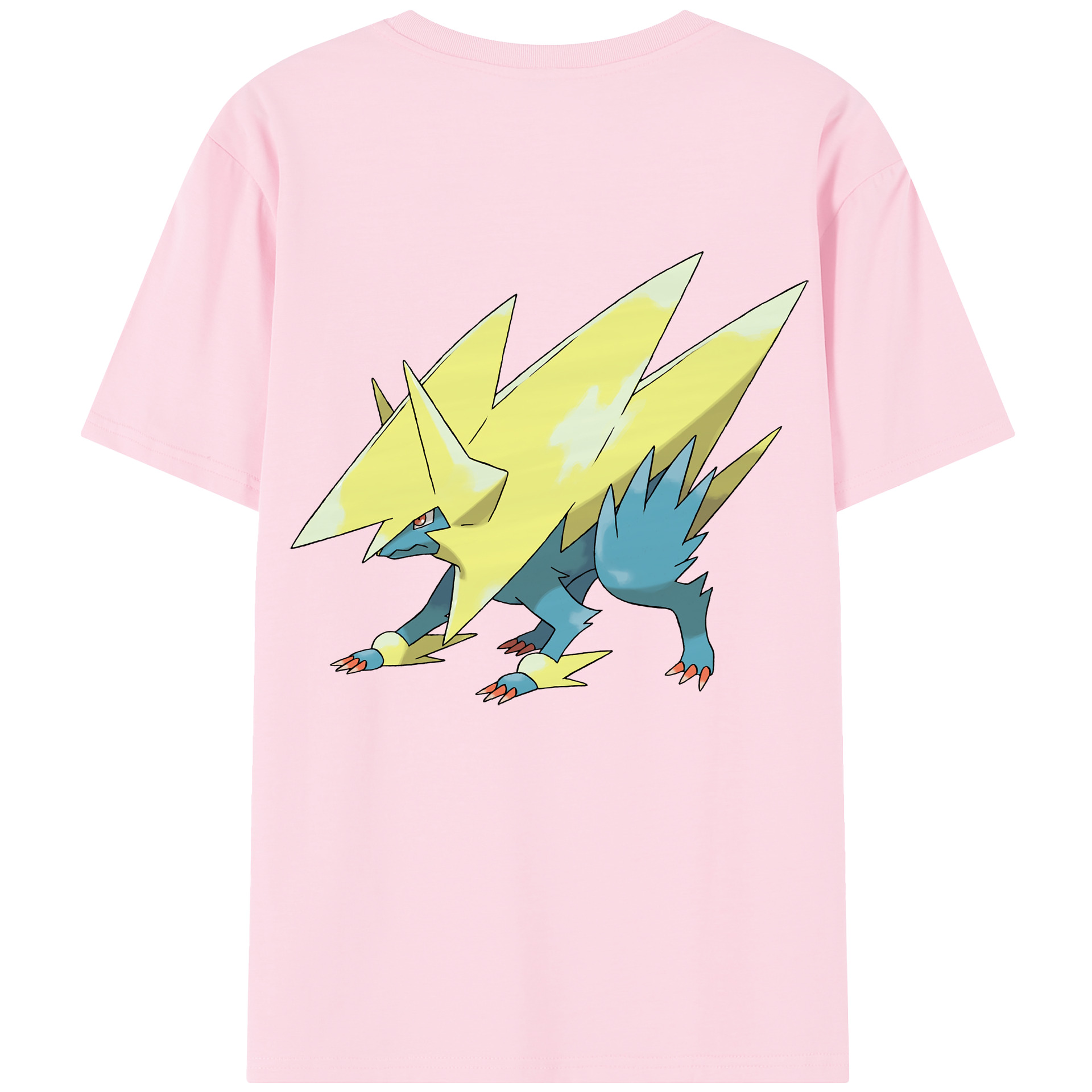 （画像用） ポケットモンスター Pokémon 綿100％半袖Tシャツ（背面プリント）