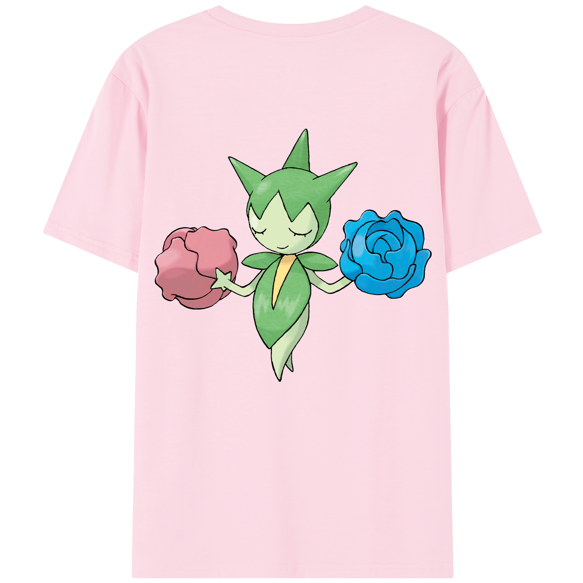 （画像用） ポケットモンスター Pokémon 綿100％半袖Tシャツ（背面プリント）