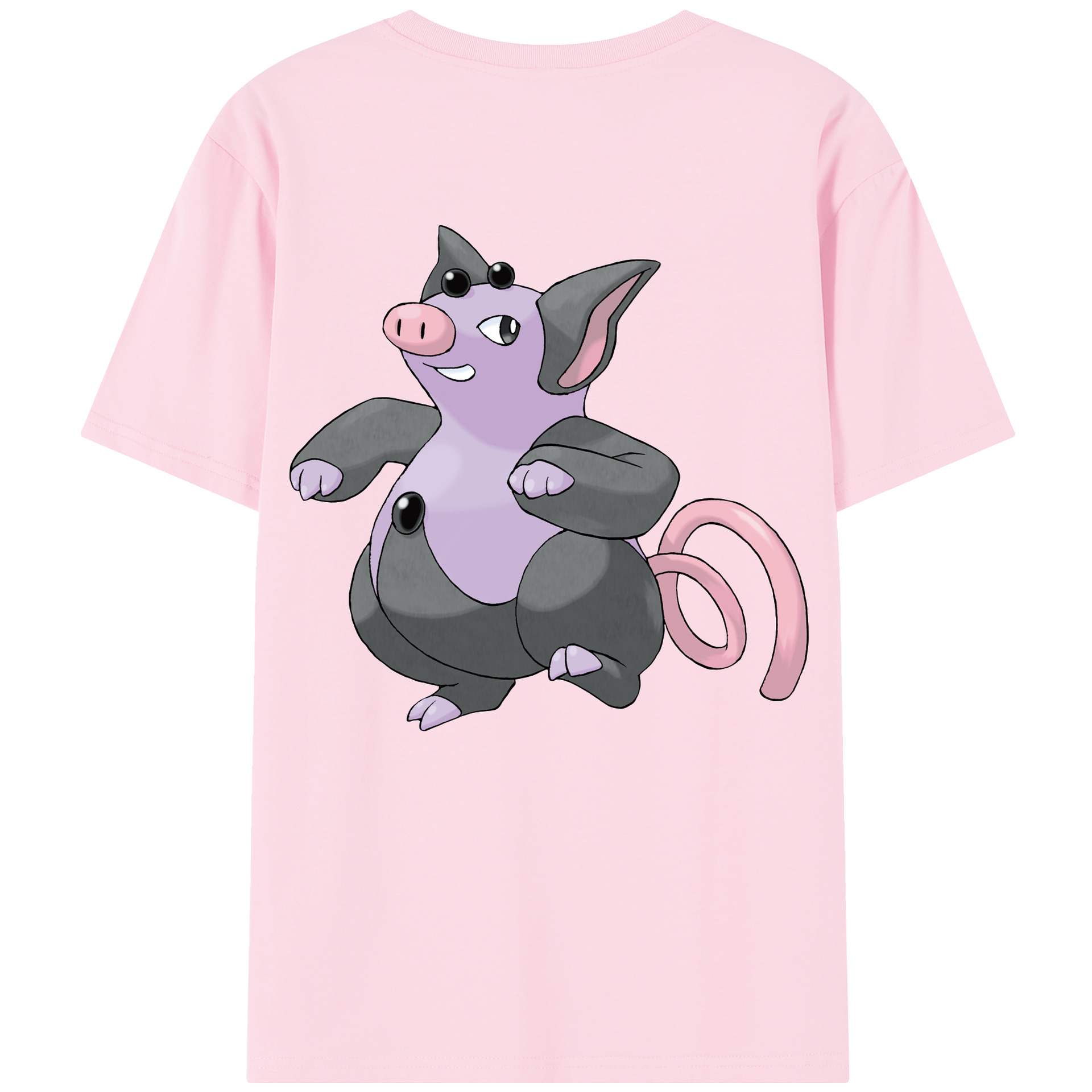 （画像用） ポケットモンスター Pokémon 綿100％半袖Tシャツ（背面プリント）
