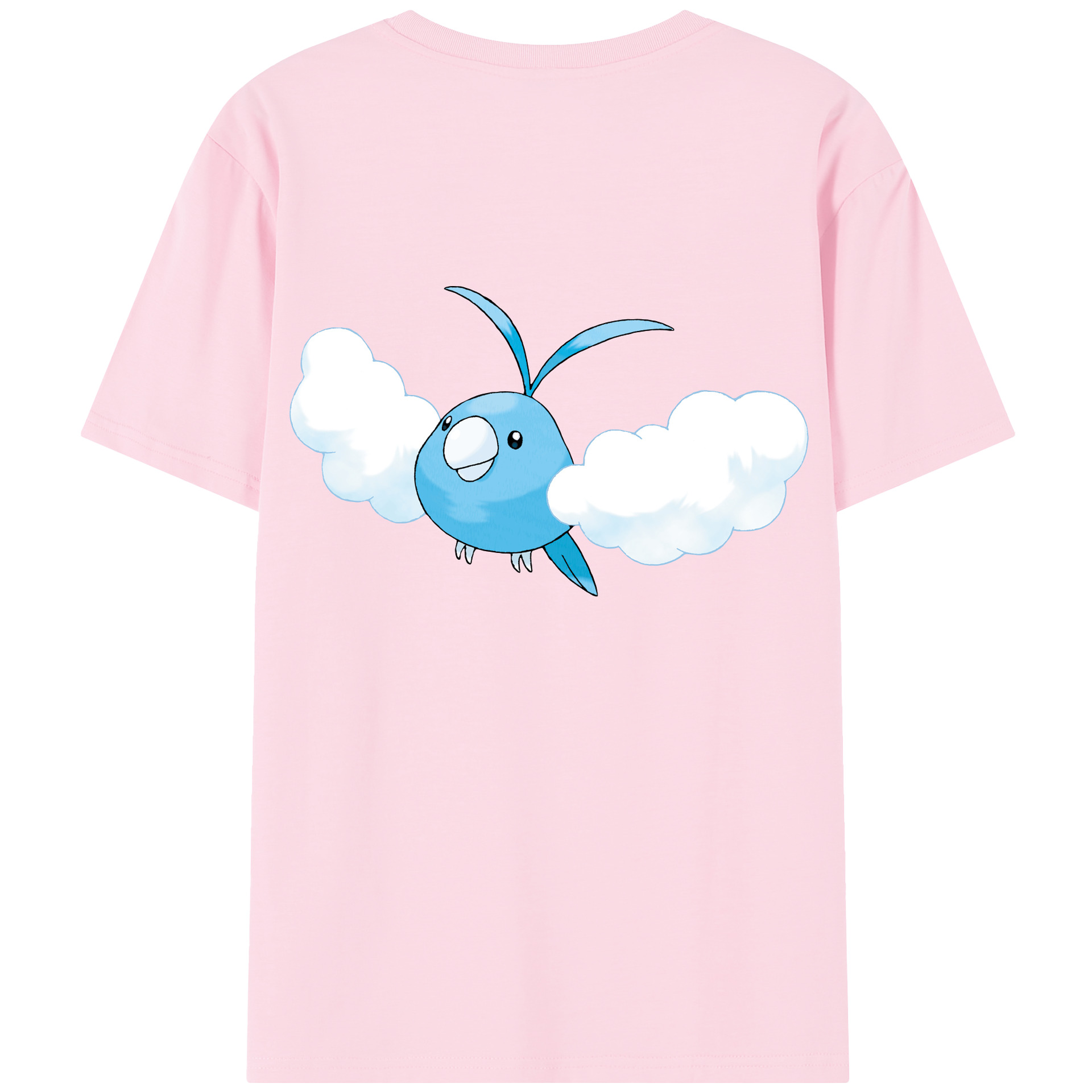 （画像用） ポケットモンスター Pokémon 綿100％半袖Tシャツ（背面プリント）