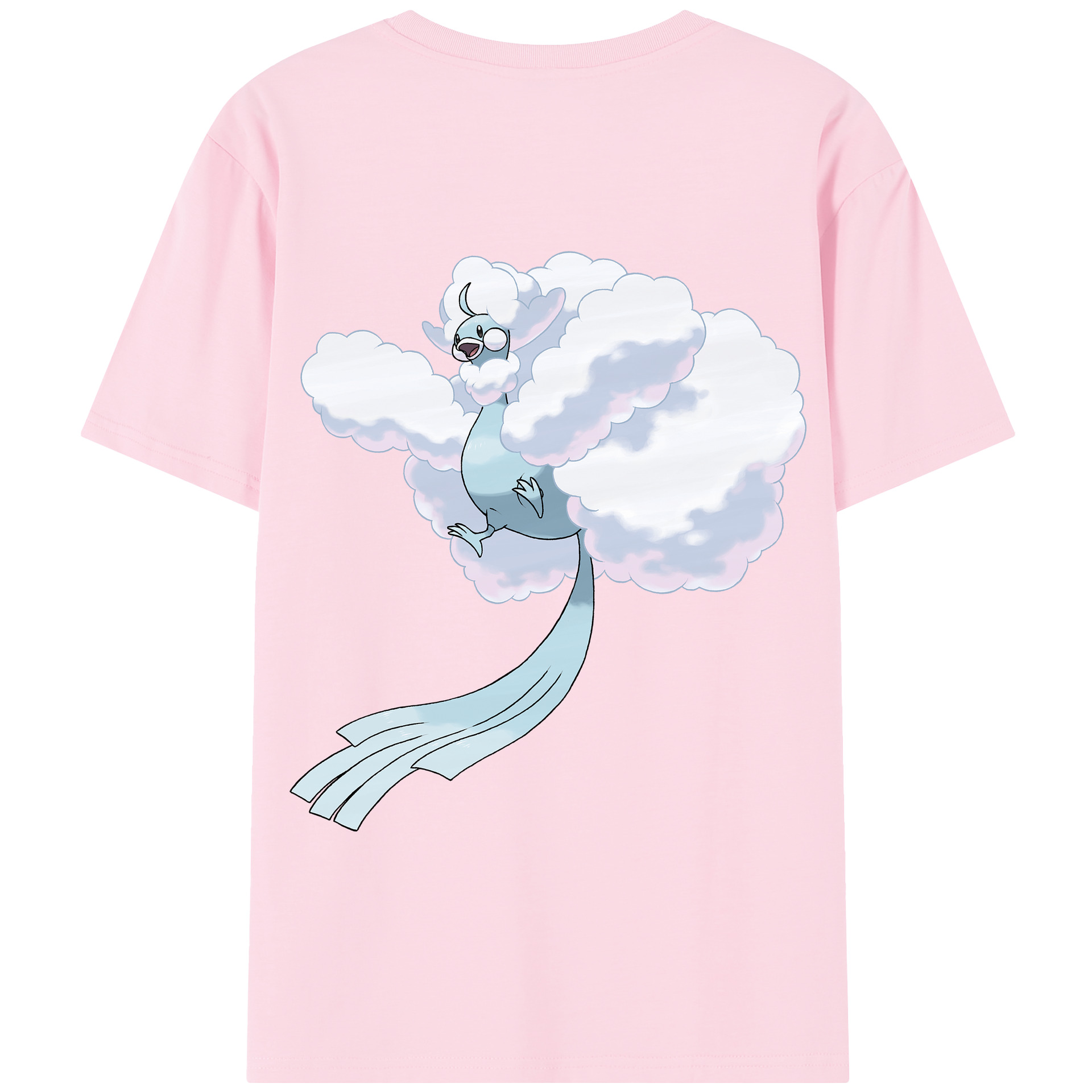（画像用） ポケットモンスター Pokémon 綿100％半袖Tシャツ（背面プリント）
