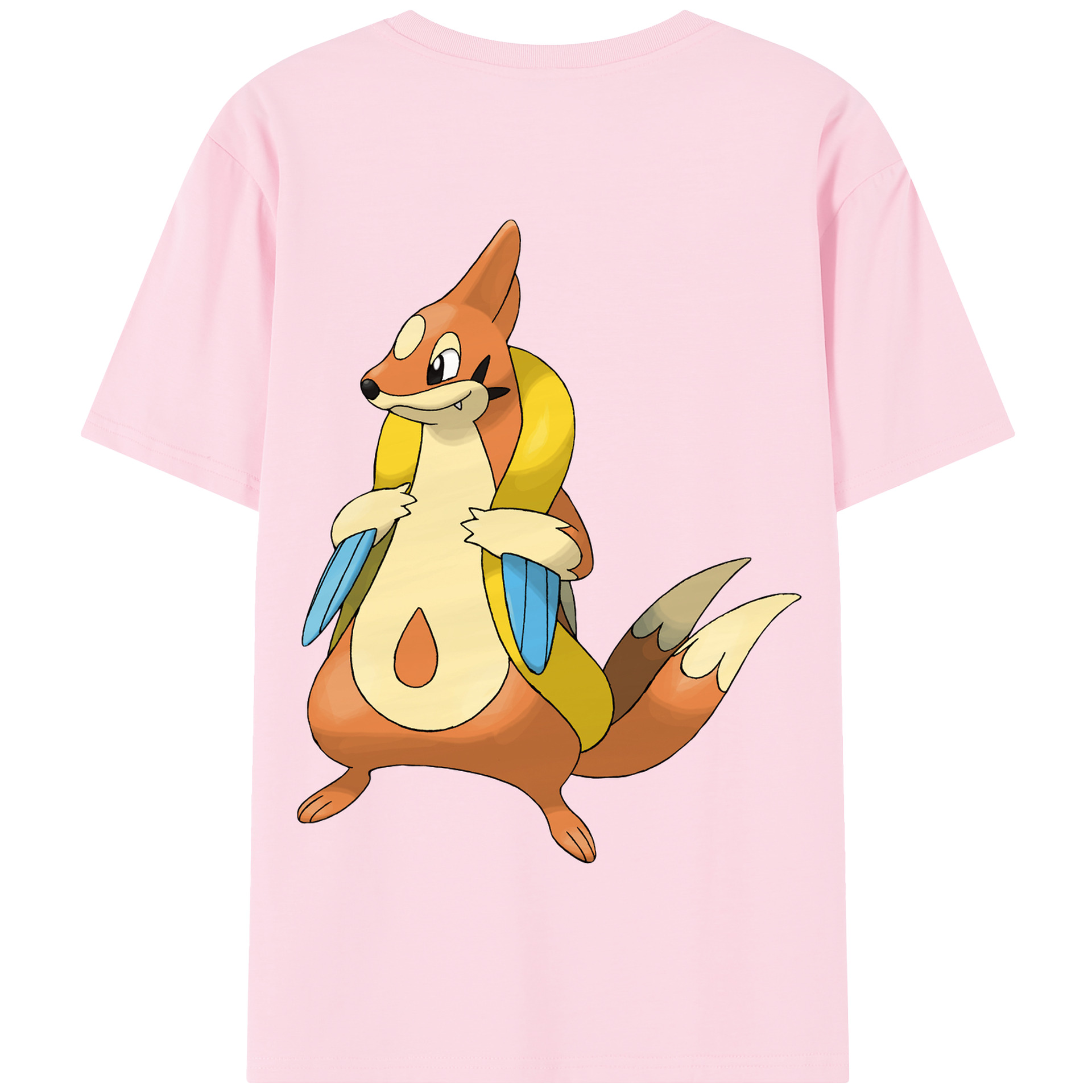 （画像用） ポケットモンスター Pokémon 綿100％半袖Tシャツ（背面プリント）