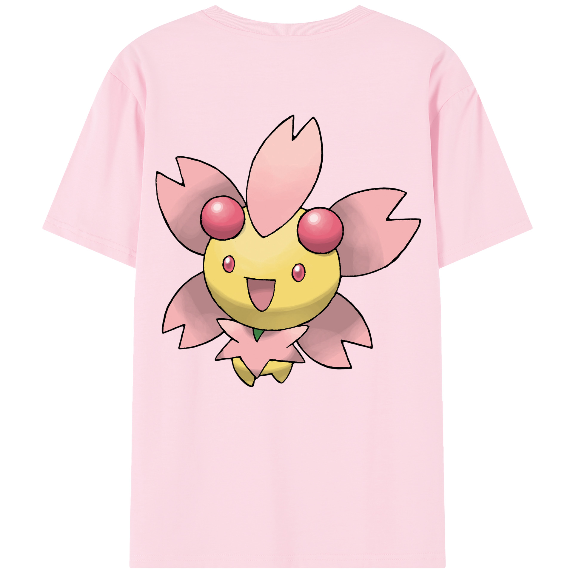 （画像用） ポケットモンスター Pokémon 綿100％半袖Tシャツ（背面プリント）