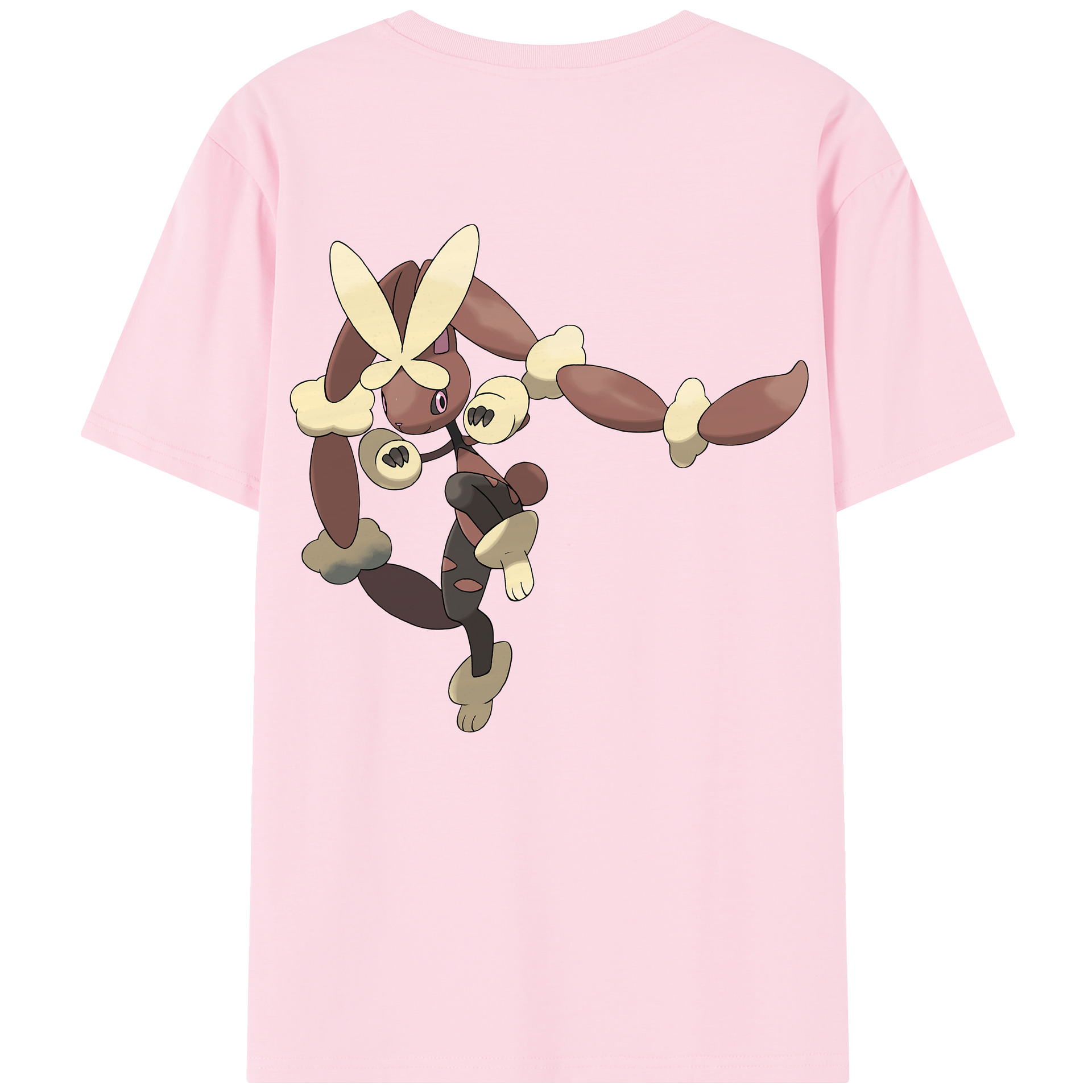 （画像用） ポケットモンスター Pokémon 綿100％半袖Tシャツ（背面プリント）