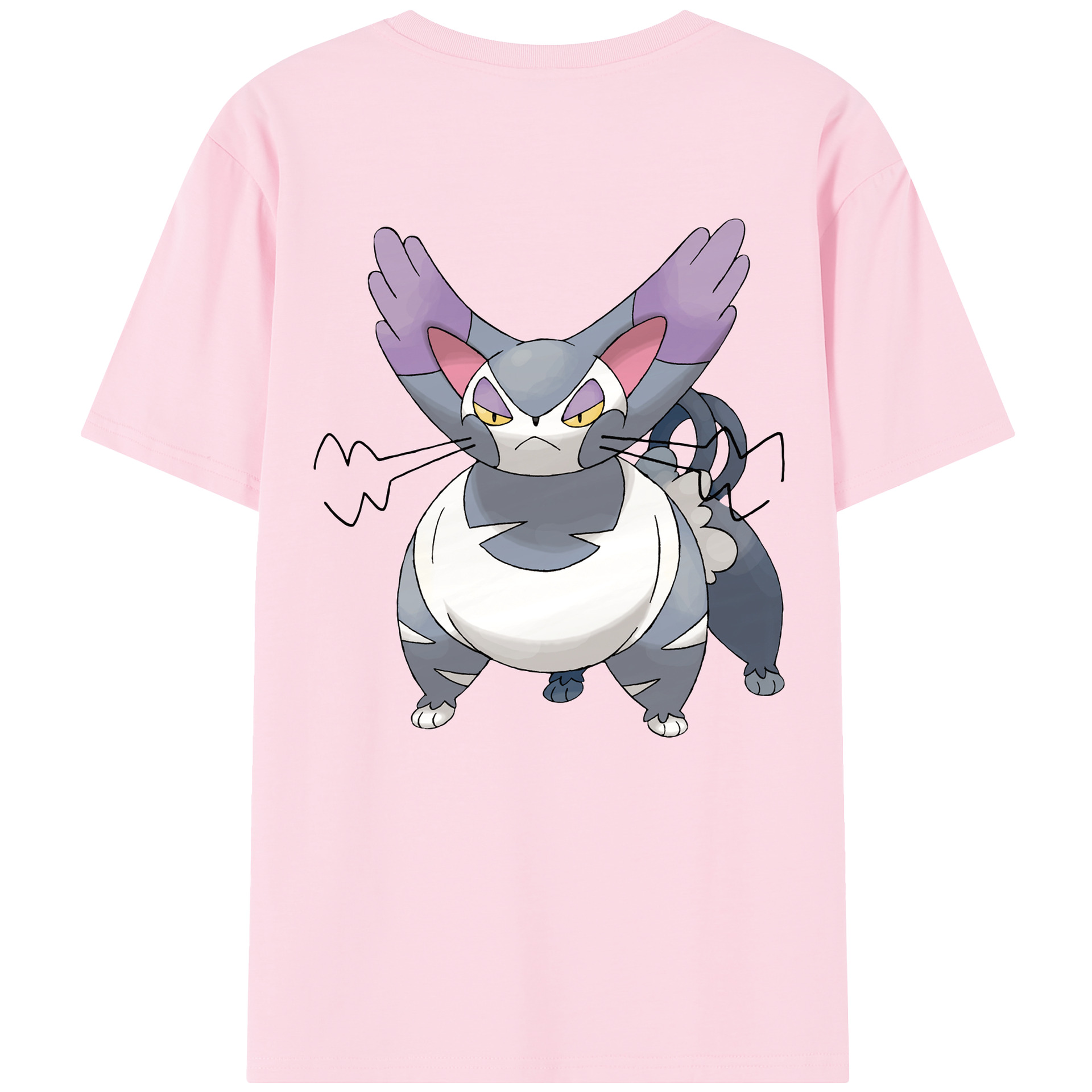 （画像用） ポケットモンスター Pokémon 綿100％半袖Tシャツ（背面プリント）