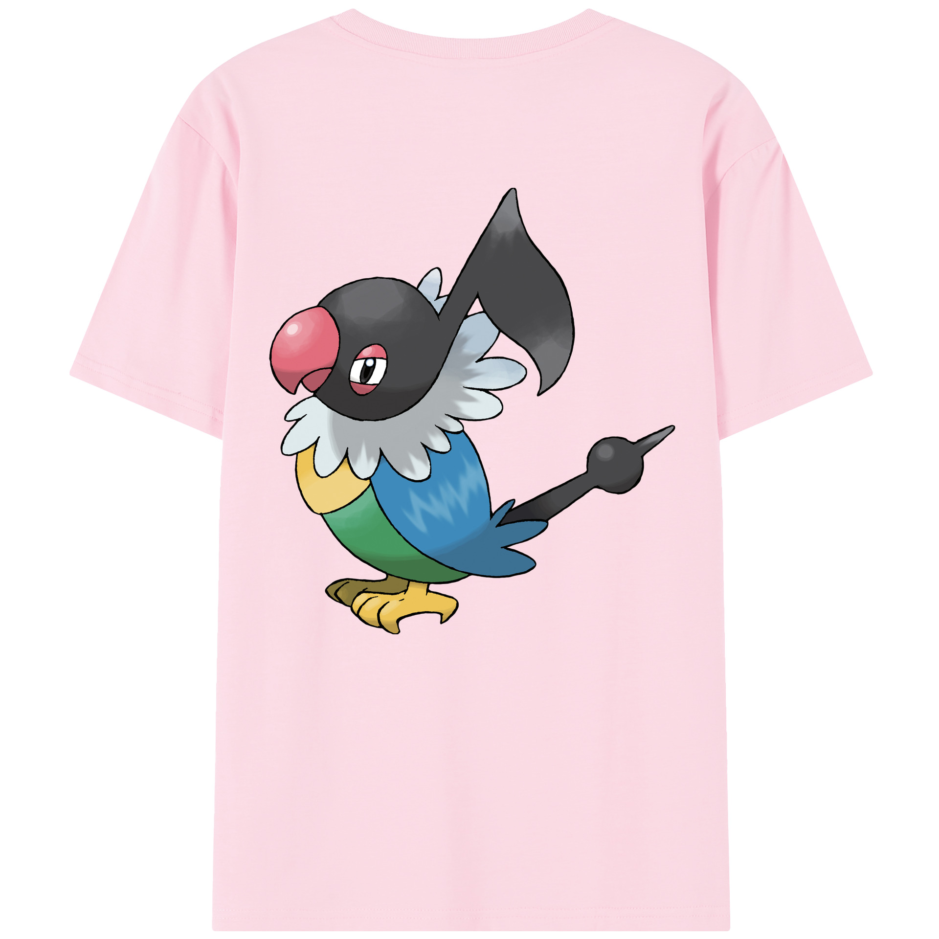 （画像用） ポケットモンスター Pokémon 綿100％半袖Tシャツ（背面プリント）