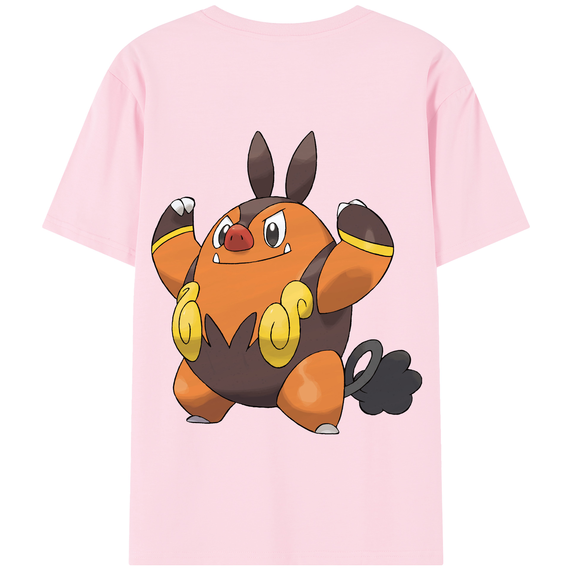 （画像用） ポケットモンスター Pokémon 綿100％半袖Tシャツ（背面プリント）