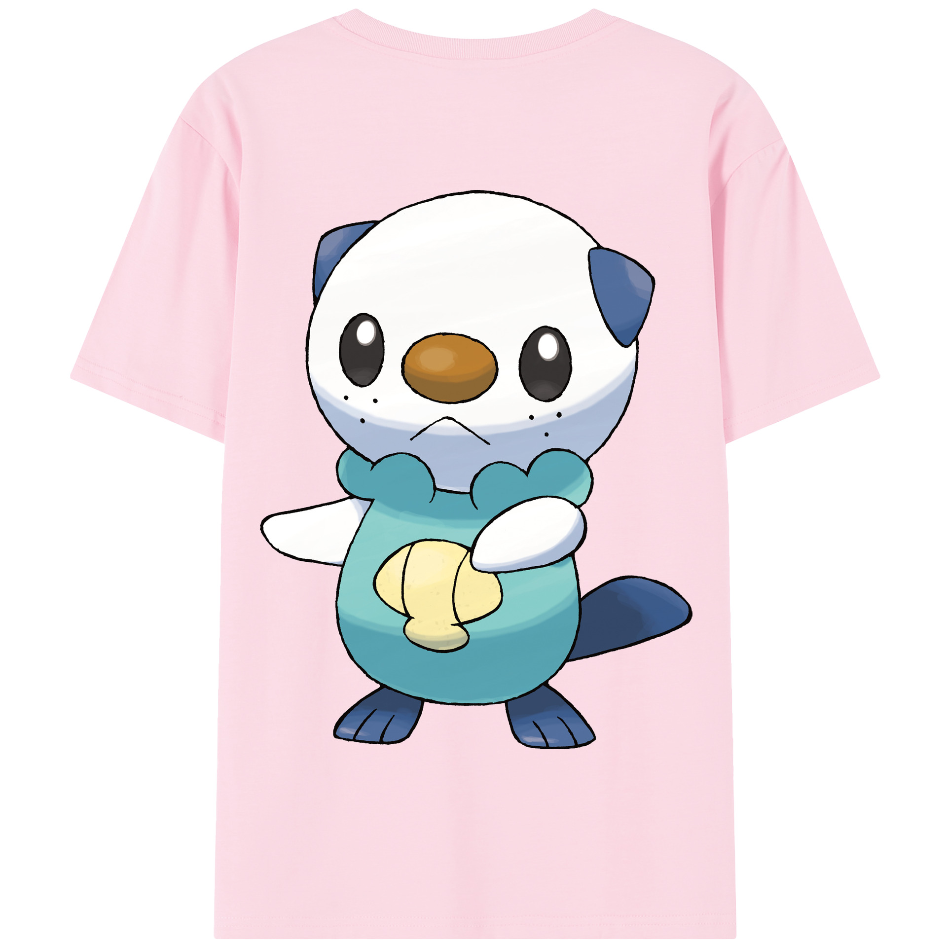 （画像用） ポケットモンスター Pokémon 綿100％半袖Tシャツ（背面プリント）